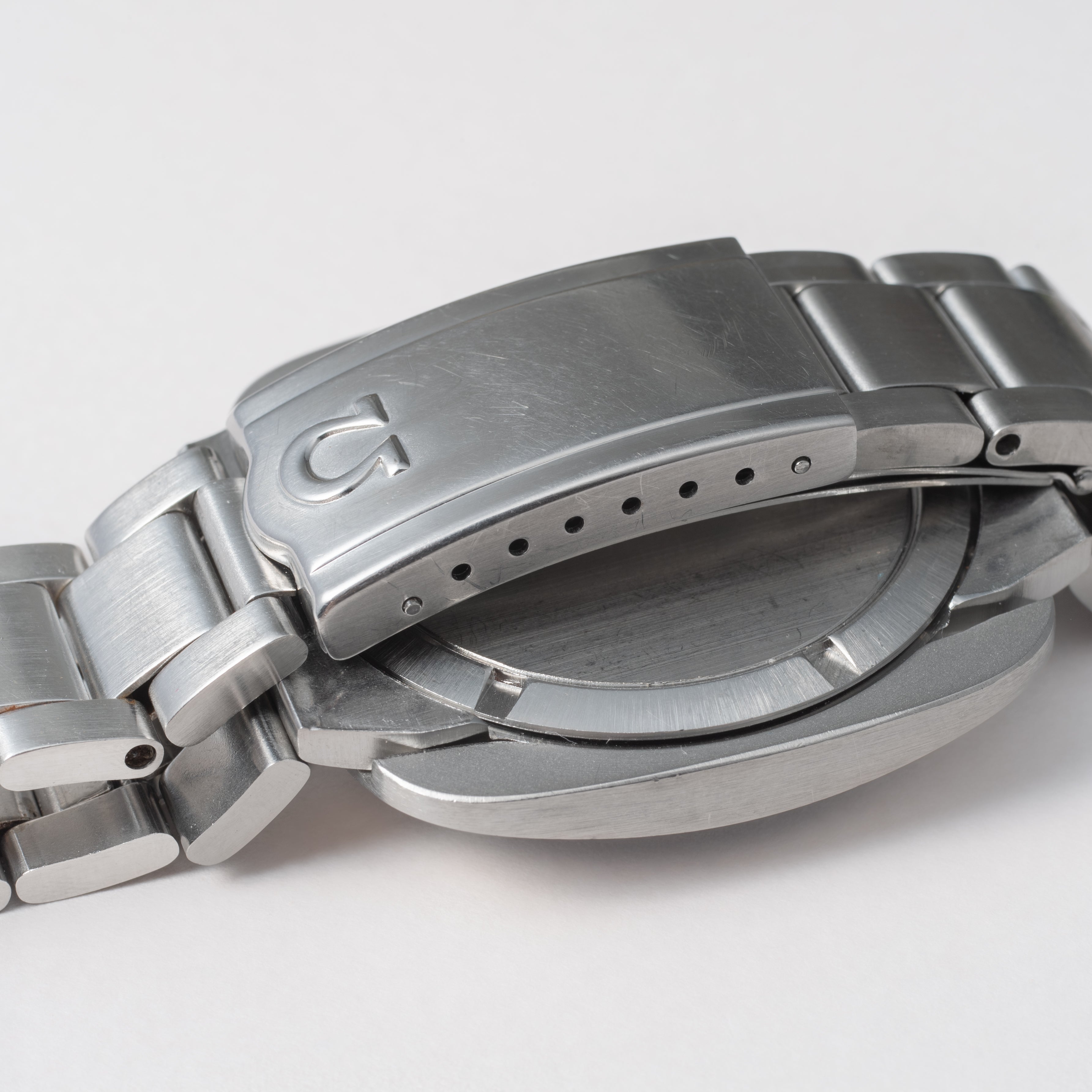 オメガ ジュネーブ 自動巻 1970年製/昭和45年製 Ref.166.081 純正ブレス付き ブルー秒針