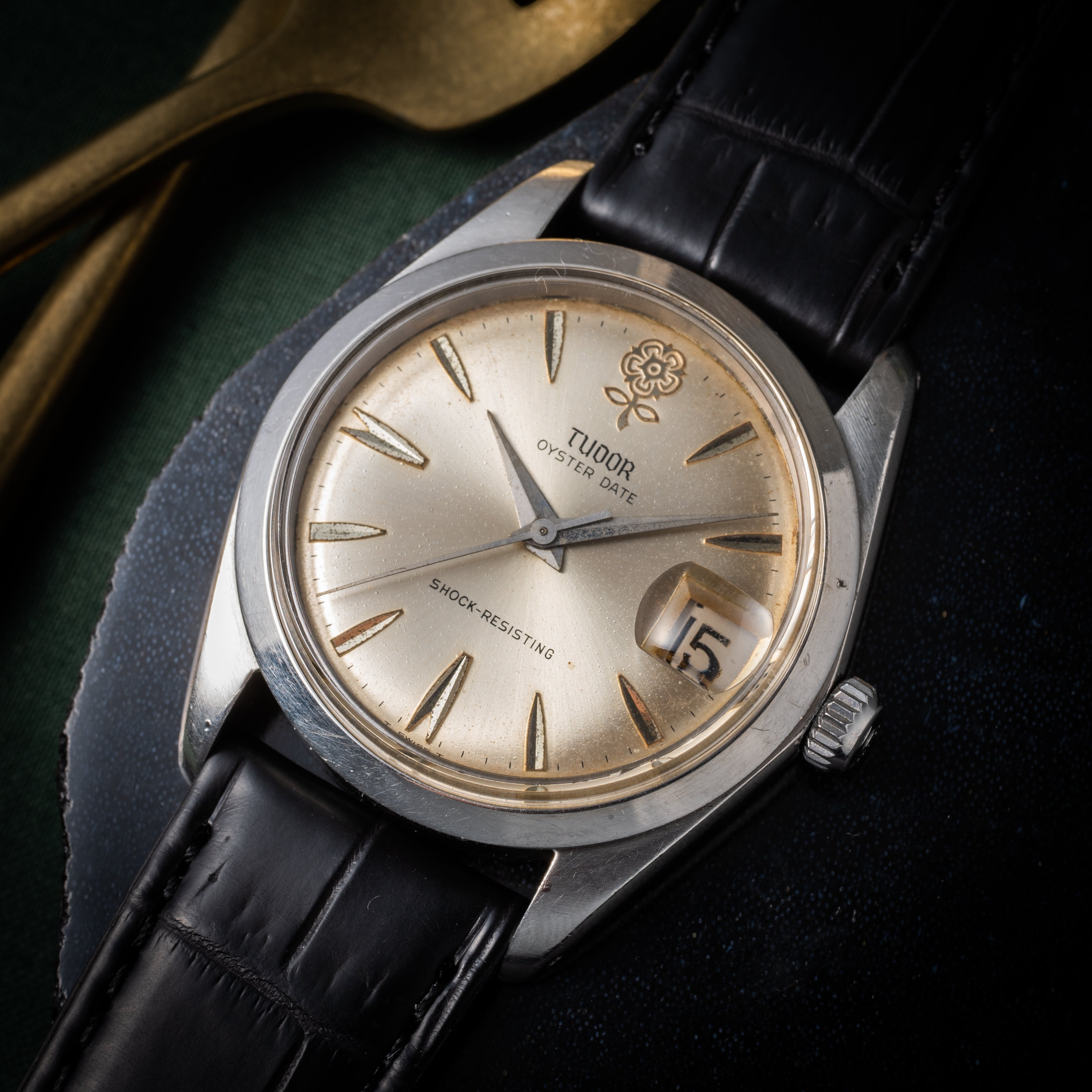 チューダー デカバラ オイスターデイト 1965年製 Ref.7962 シルバーダイヤル