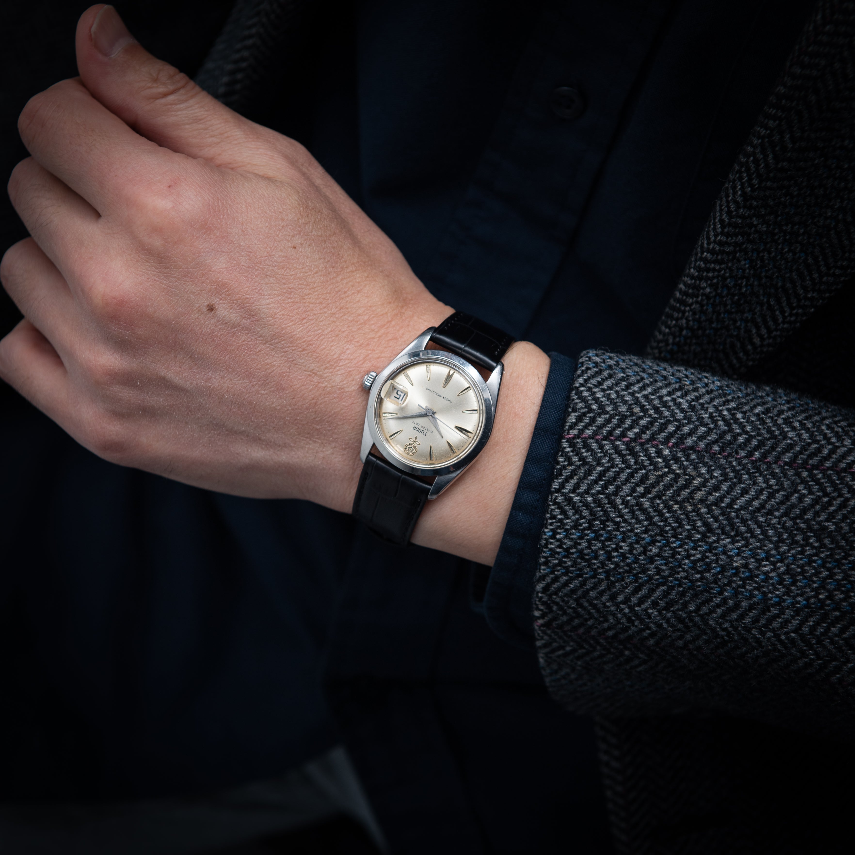 チューダー デカバラ オイスターデイト 1965年製 Ref.7962 シルバーダイヤル