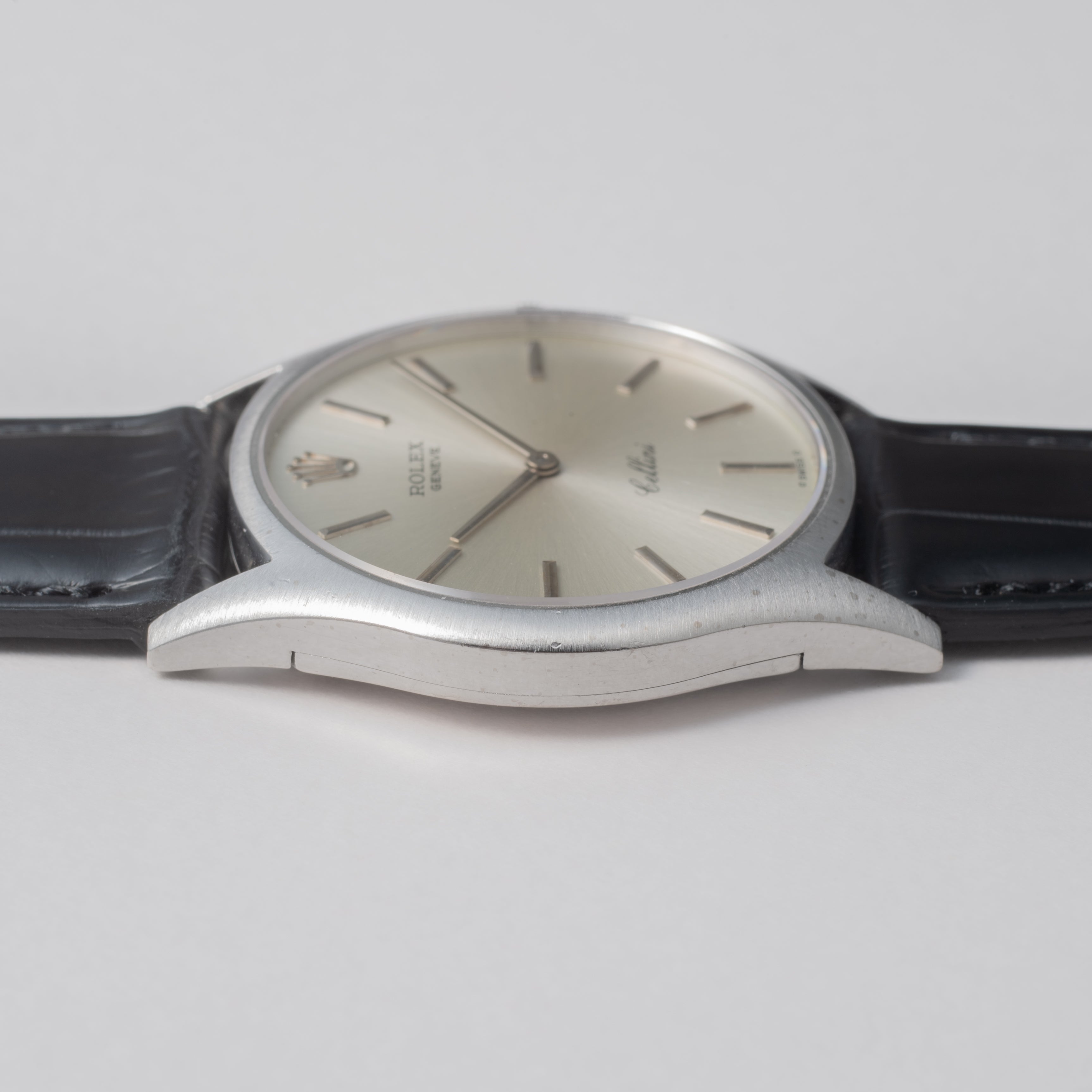 ロレックス チェリーニ 1973年製 Ref.3804 18金無垢WG 純正SS尾錠付き