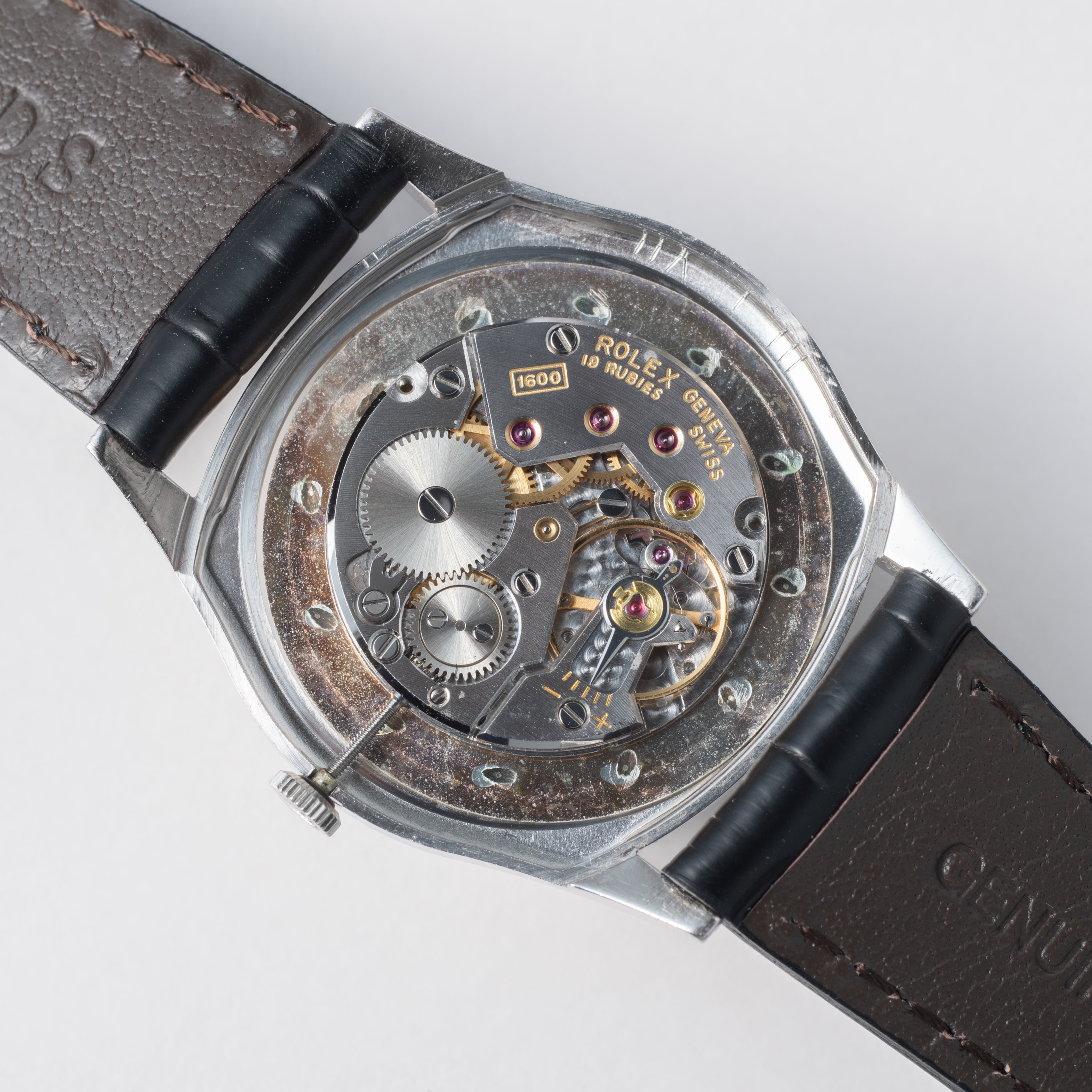 ロレックス チェリーニ 1973年製 Ref.3804 18金無垢WG 純正SS尾錠付き