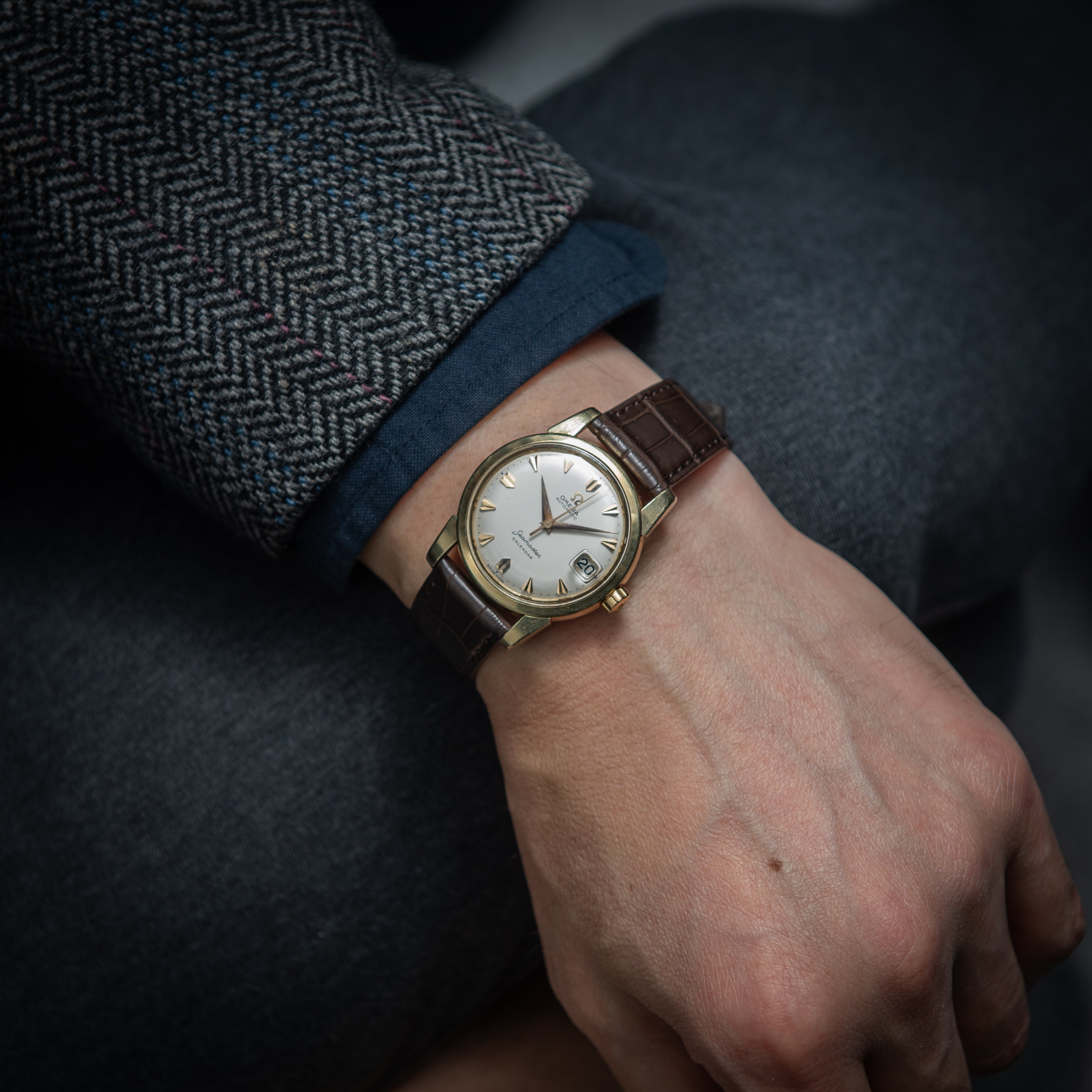 オメガ シーマスター 1959年製 Ref.2849 10 SC トップゴールド Cal.503 自動巻