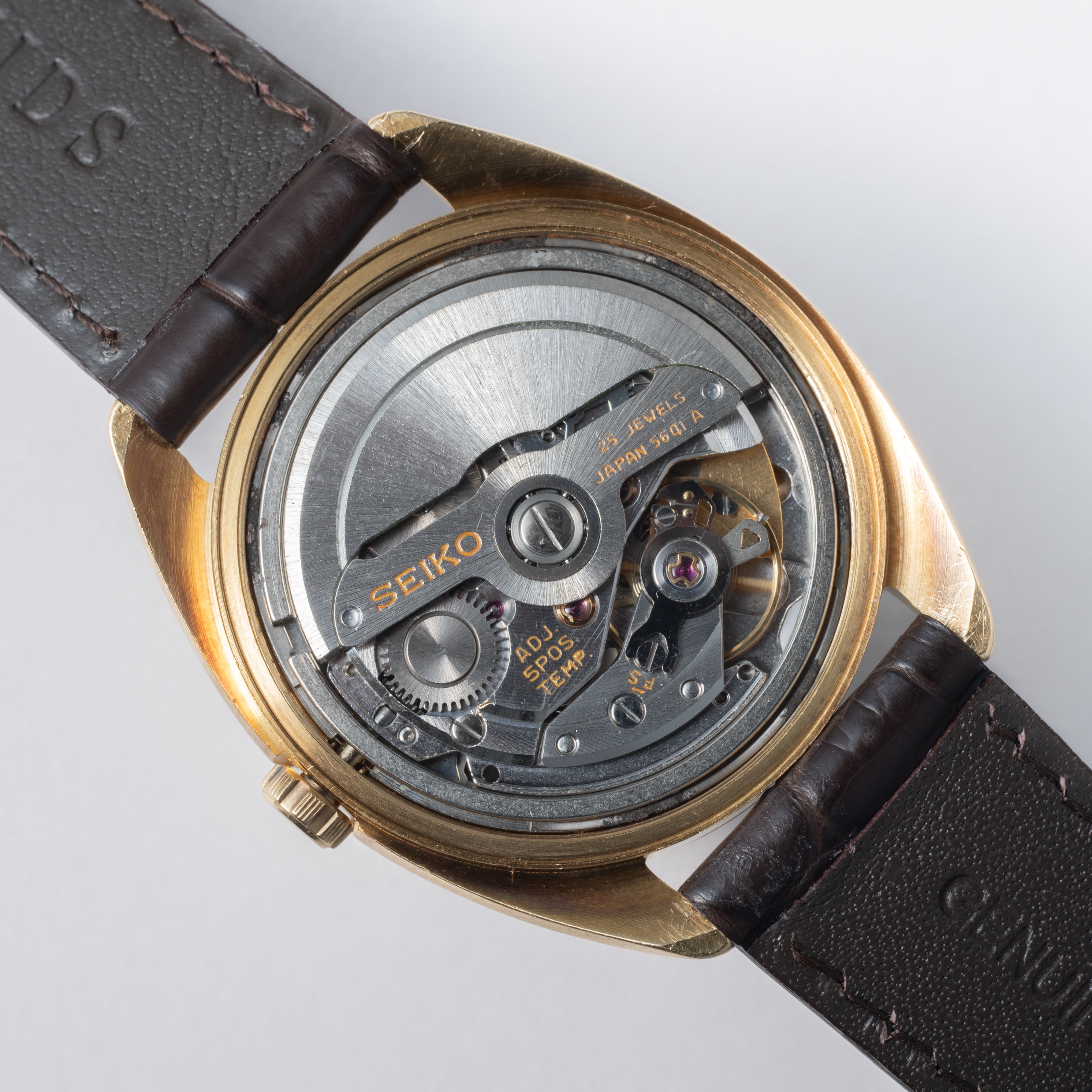 グランドセイコー18金無垢ケース 1971年製 Ref.5641-7005 ノンデイト自動巻き