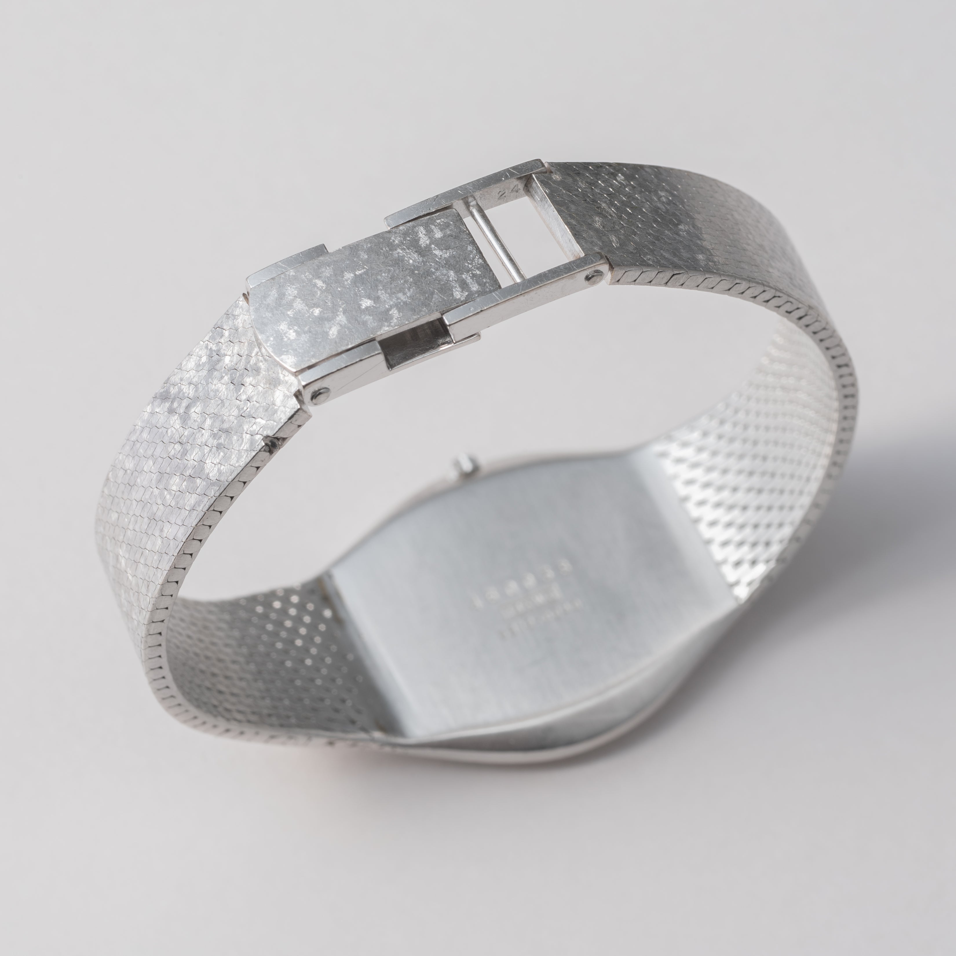 SEIKO 1974年製 18金無垢ホワイトゴールドレディースウオッチ 手巻き