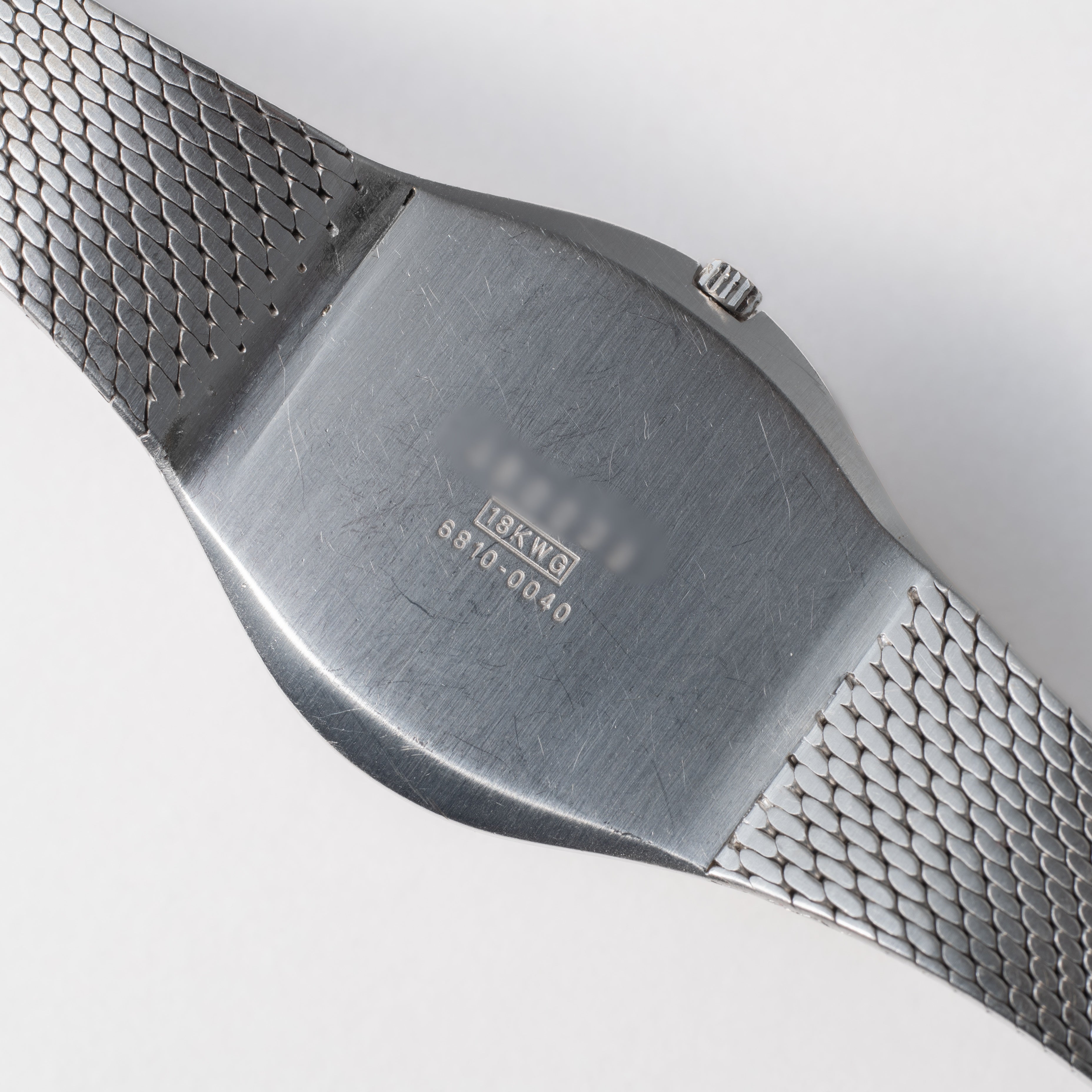 SEIKO 1974年製 18金無垢ホワイトゴールドレディースウオッチ 手巻き