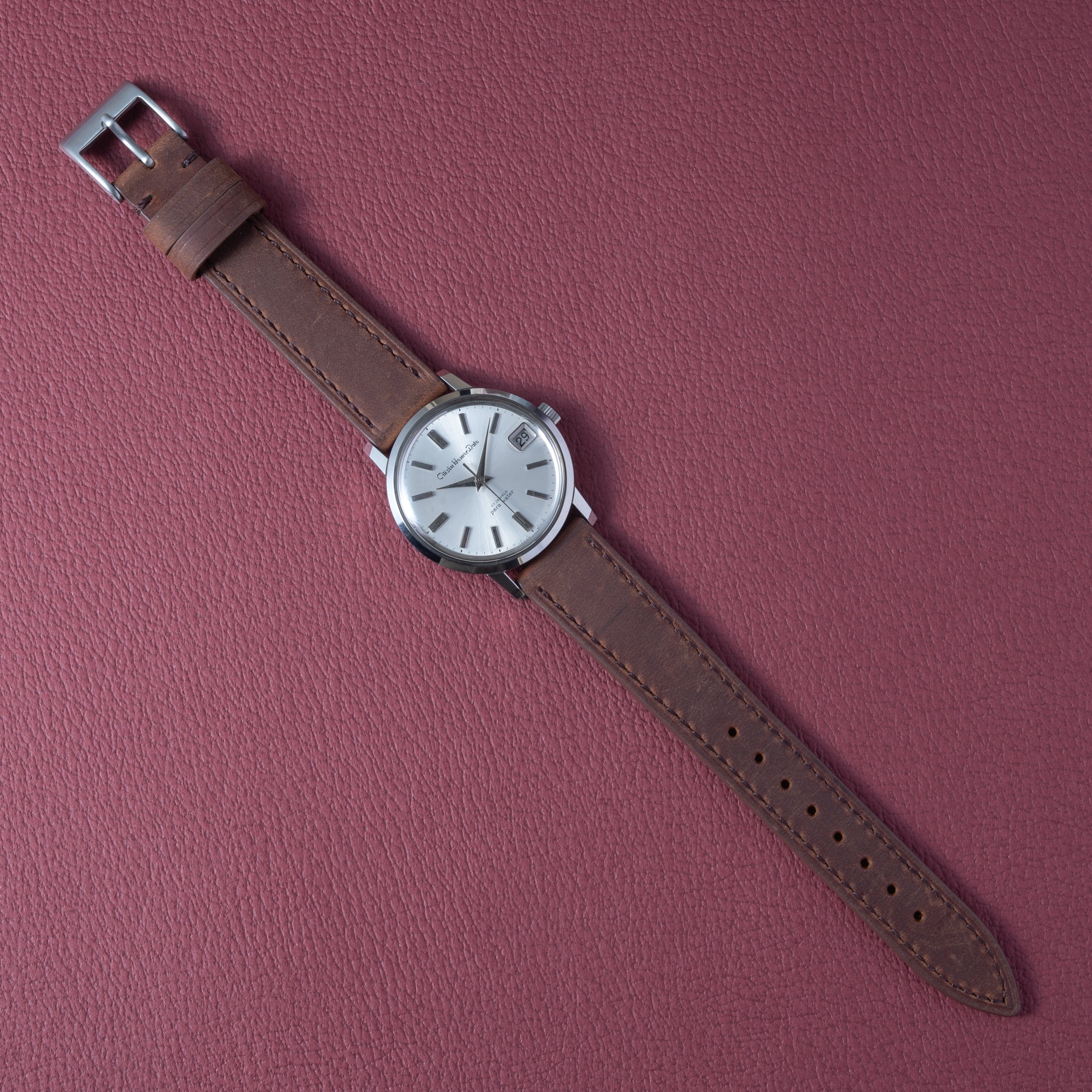 CITIZEN ホーマーデイト 1970年製 17石 パラウォーター 手巻き