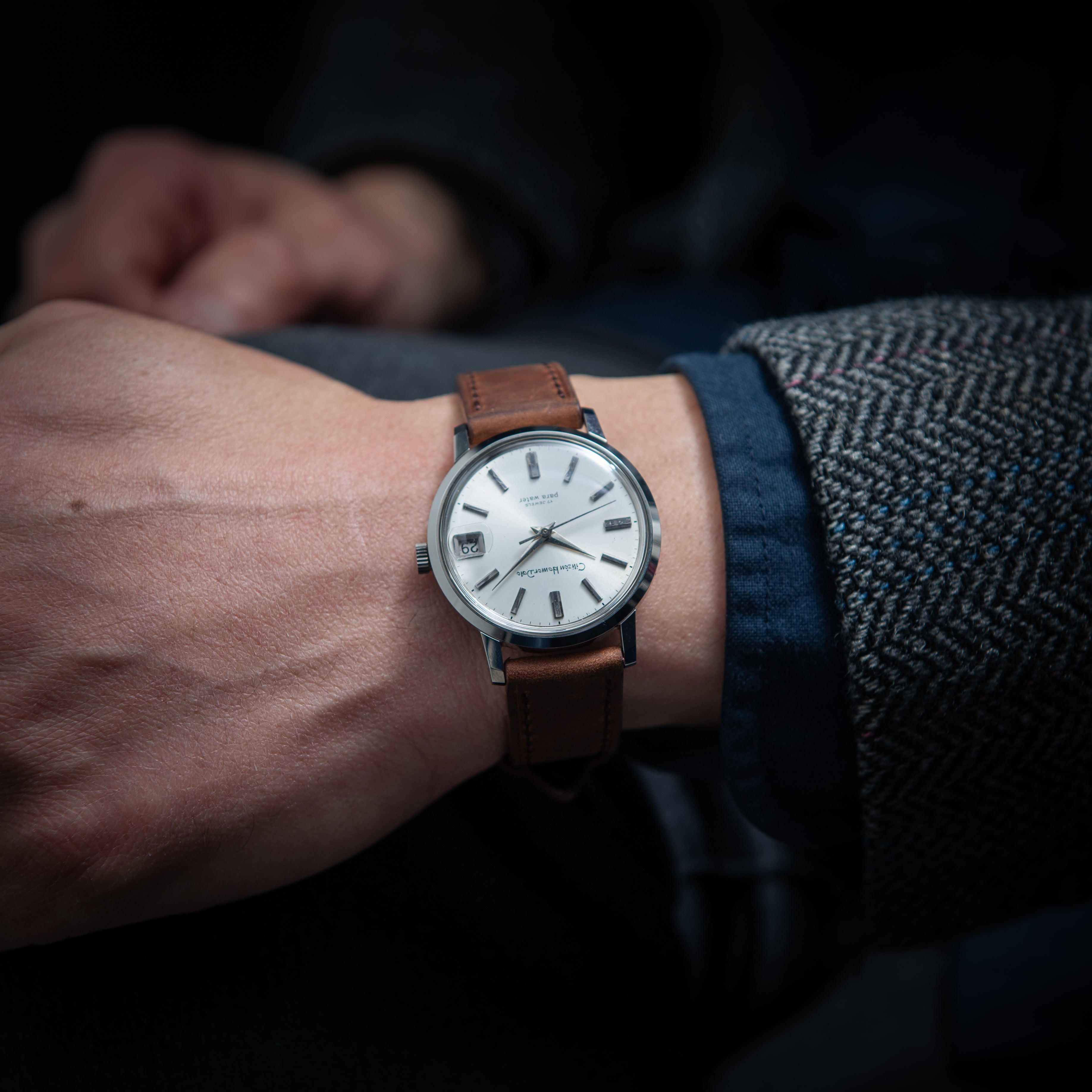 CITIZEN ホーマーデイト 1970年製 17石 パラウォーター 手巻き