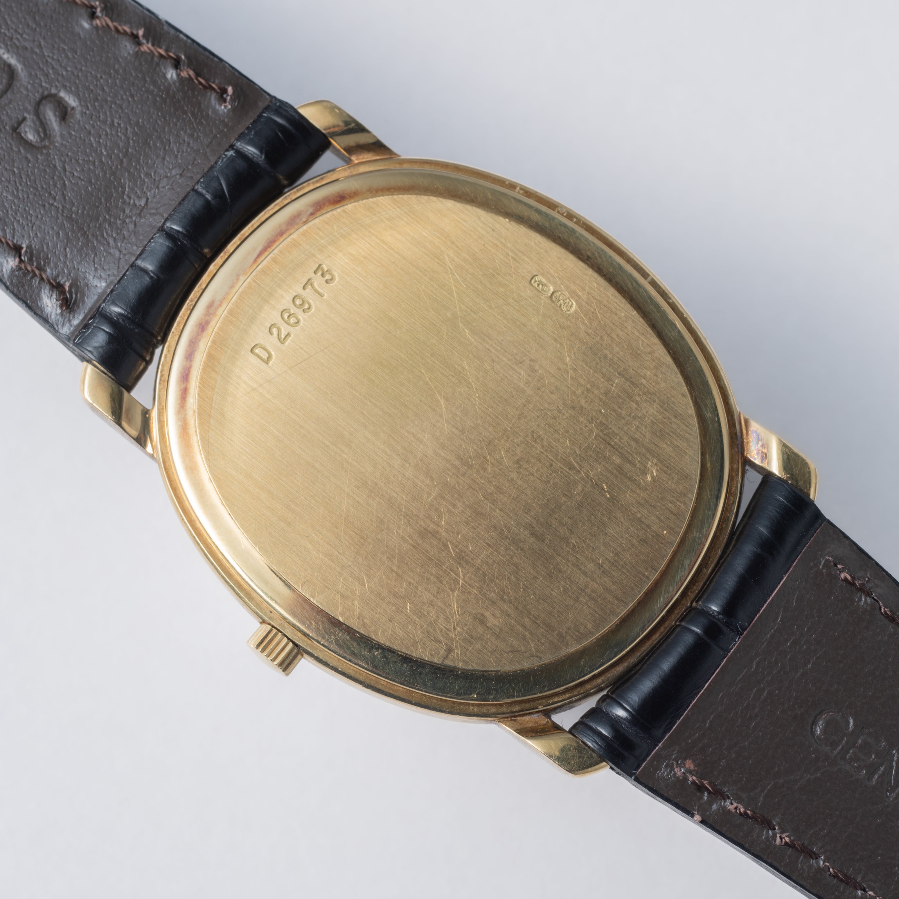 オーデマ・ピゲ ホワイトローマン 18金無垢トノーケース 1980年代製 手巻き Cal.K2080 純正尾錠付き