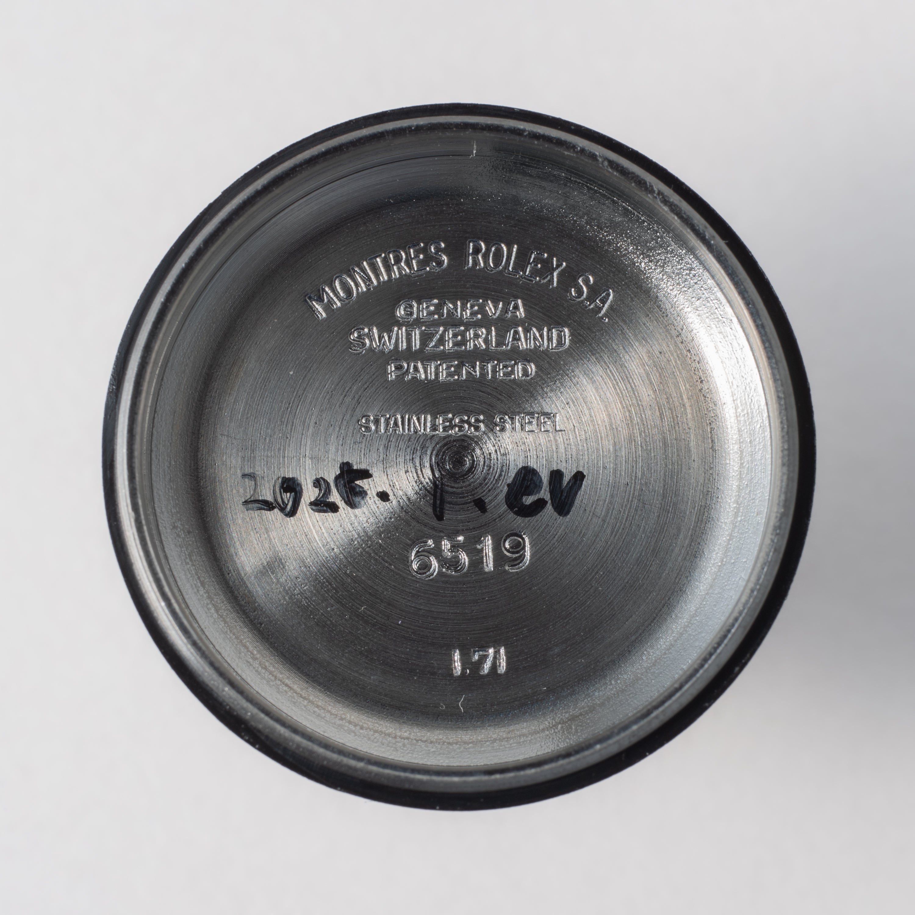 ロレックス レディース オイスターパーペチュアルデイト コンビ 1971年製 Ref.6517 ラジアルダイヤル