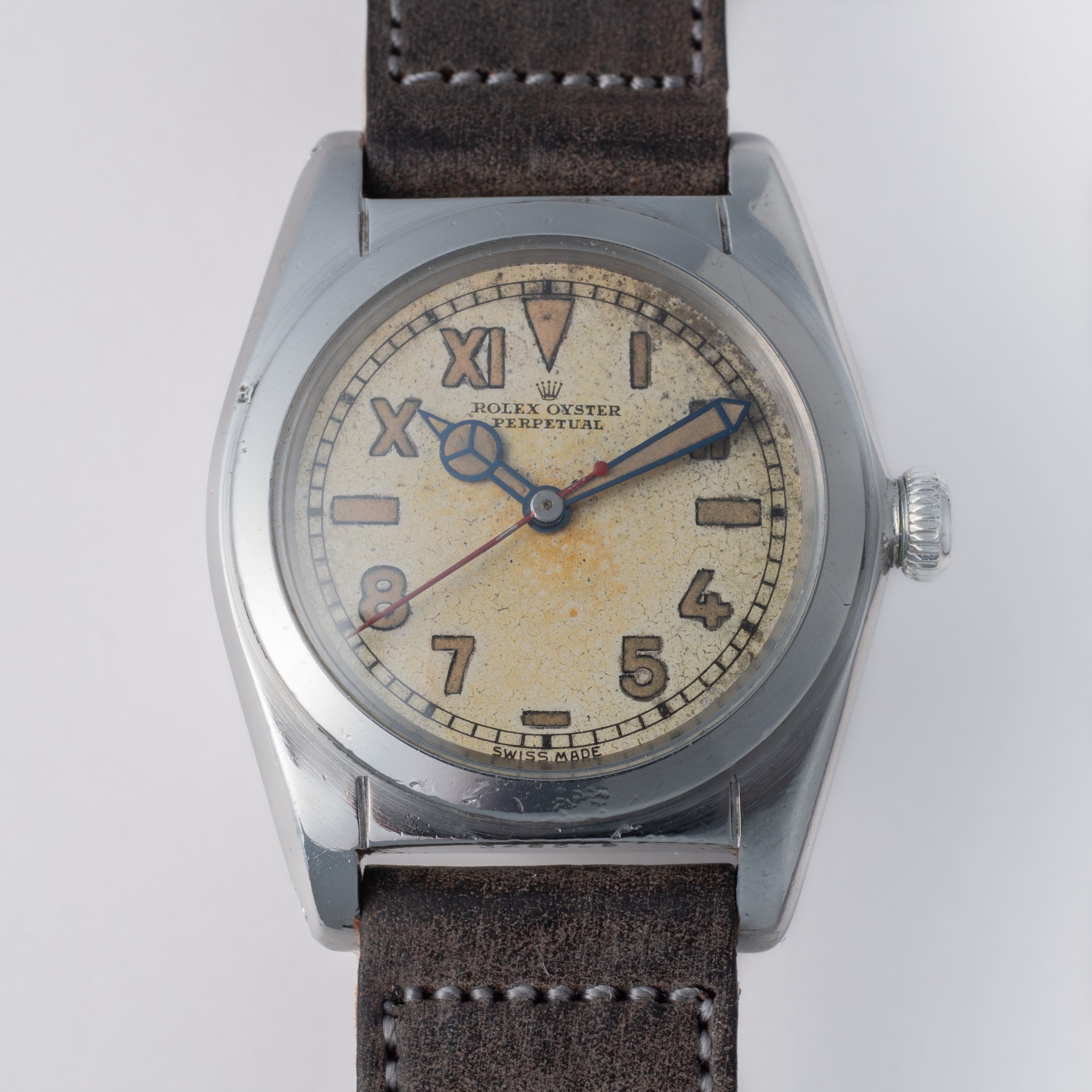 ロレックス オイスターパーペチュアル バブルバック ユニークダイヤル 1945年製 Ref.2940