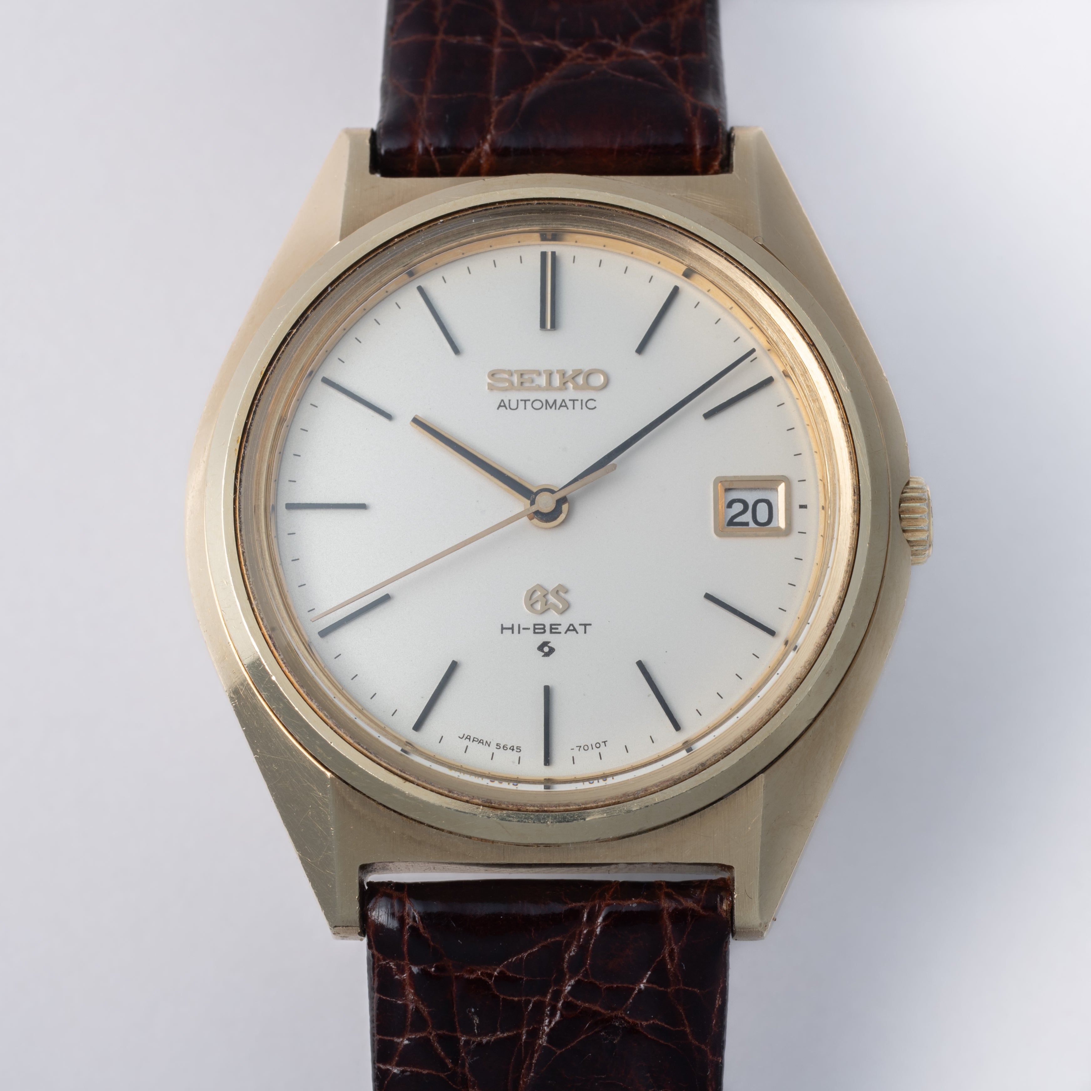 SEIKO  グランドセイコー ハイビート自動巻き 1971年製 Ref.5645-7010 CAPゴールド 56GS