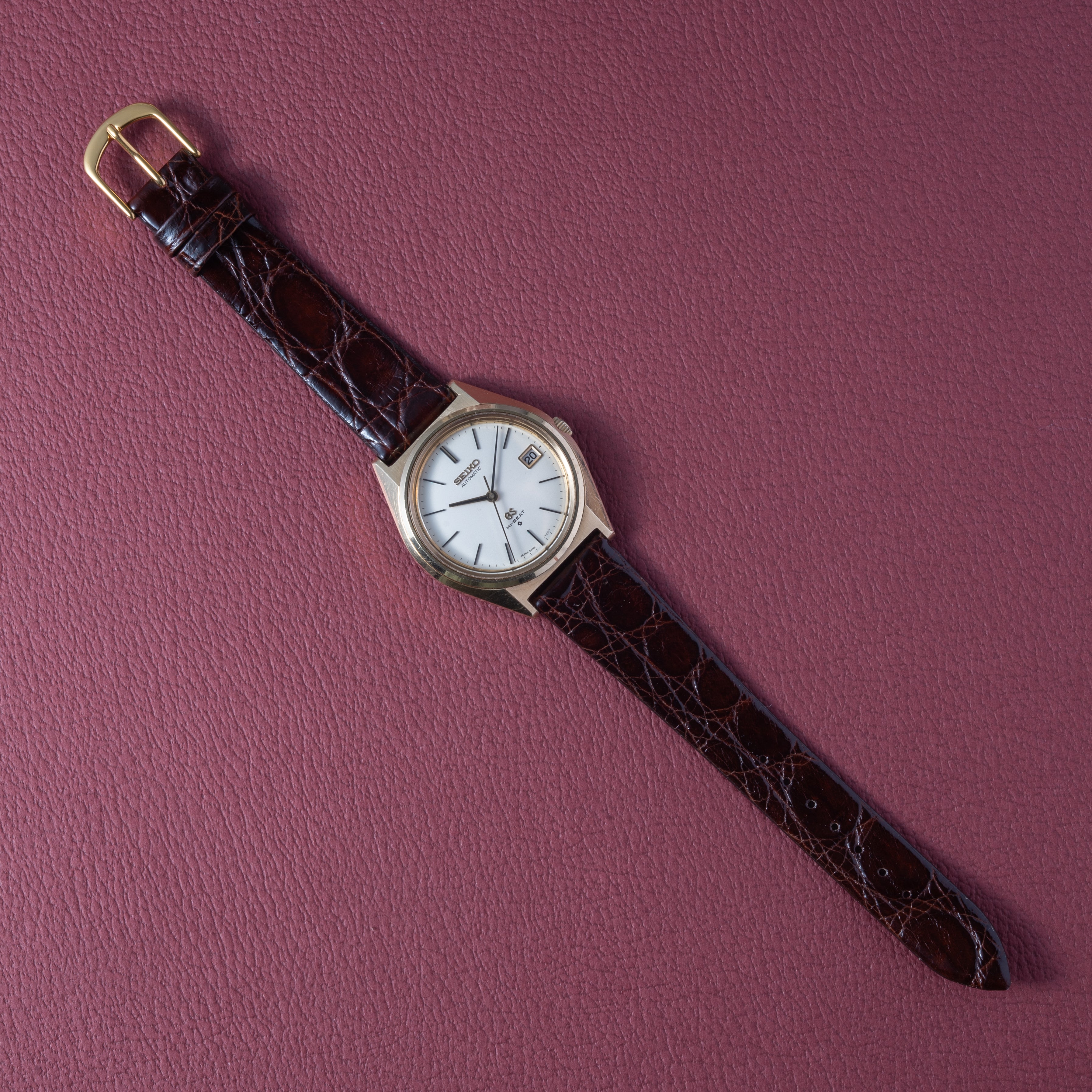 SEIKO  グランドセイコー ハイビート自動巻き 1971年製 Ref.5645-7010 CAPゴールド 56GS