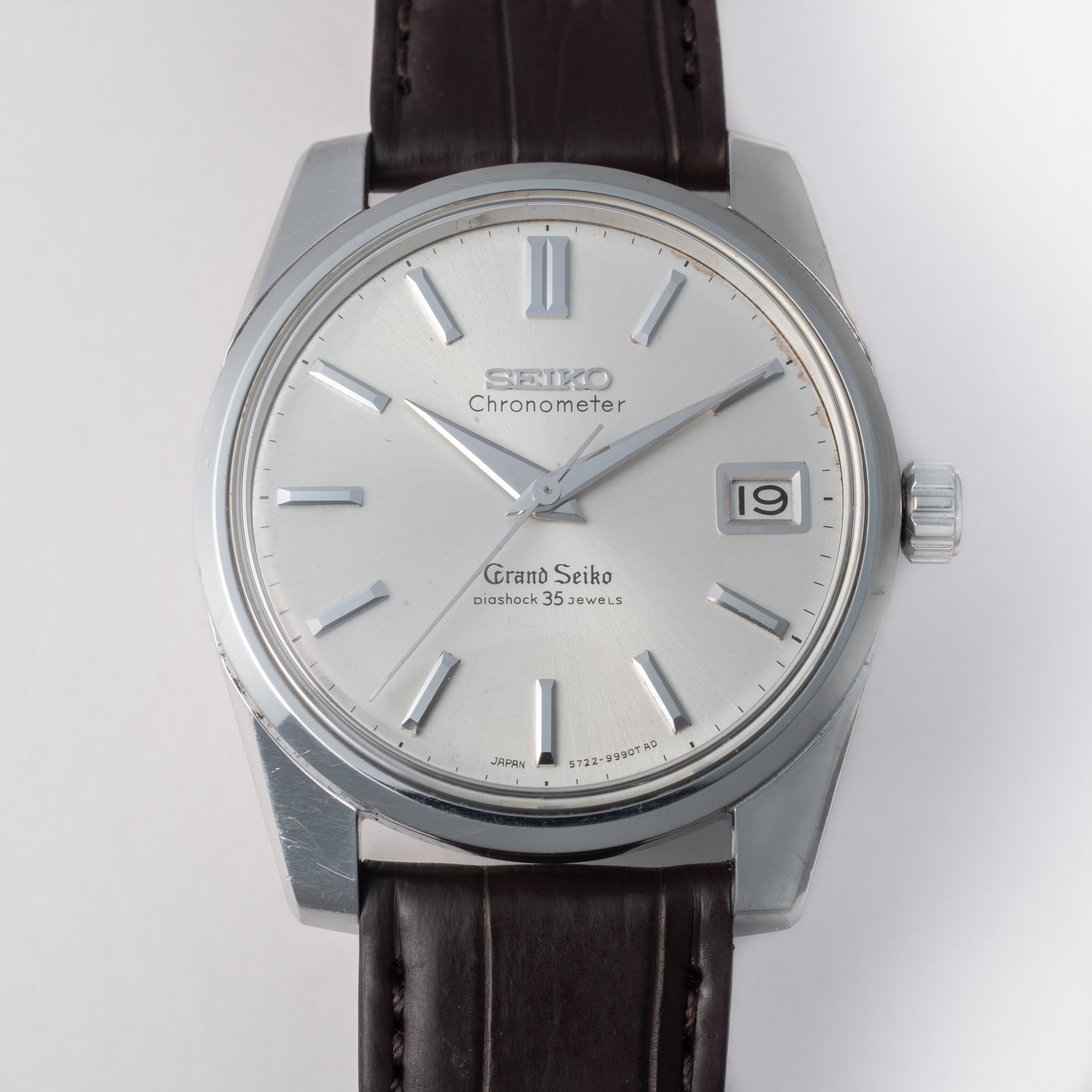 グランドセイコー 2nd前期 セルフデーター 1965年製 Ref.5722-9990 57GS クロノメーター ライオンメダル