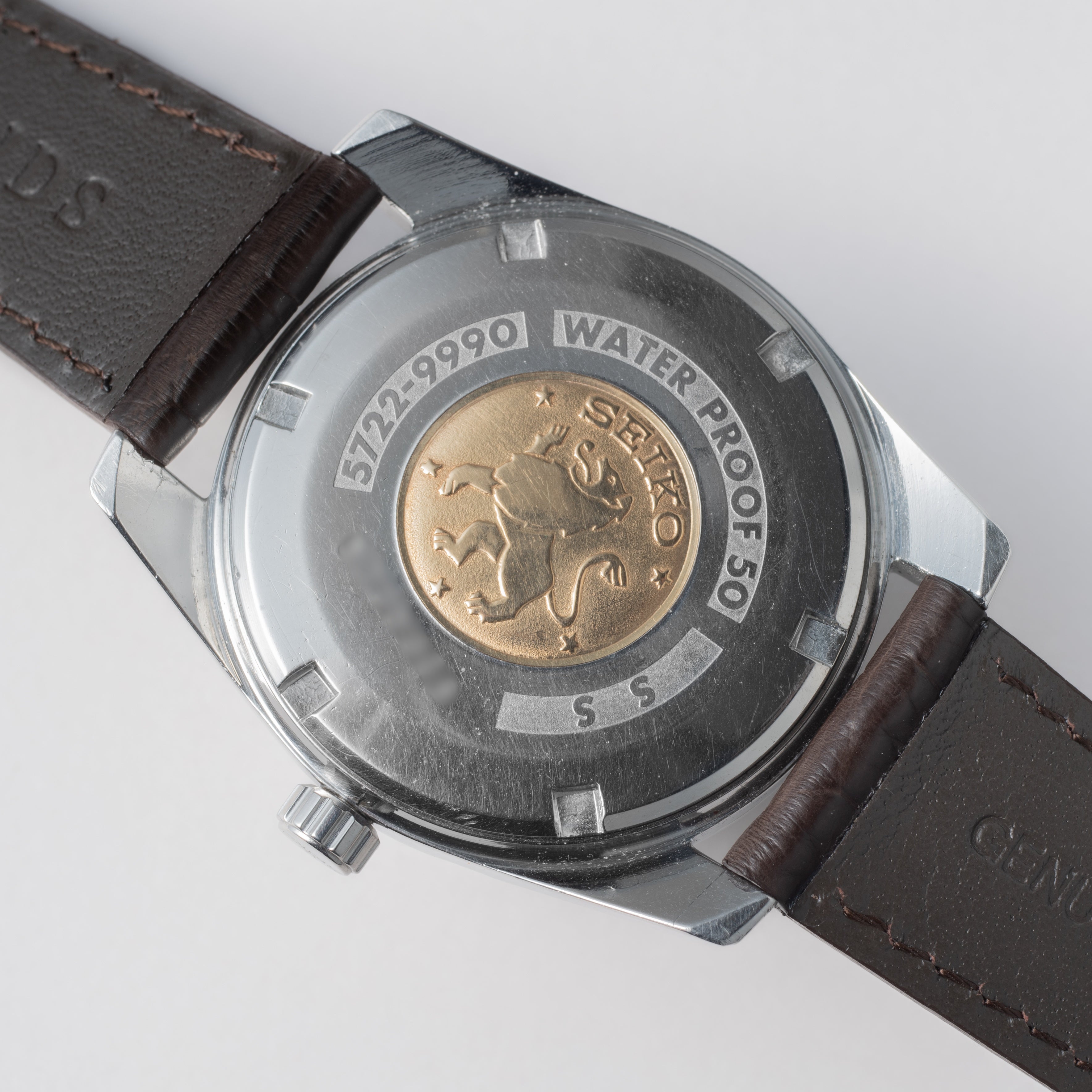 グランドセイコー 2nd前期 セルフデーター 1965年製 Ref.5722-9990 57GS クロノメーター ライオンメダル