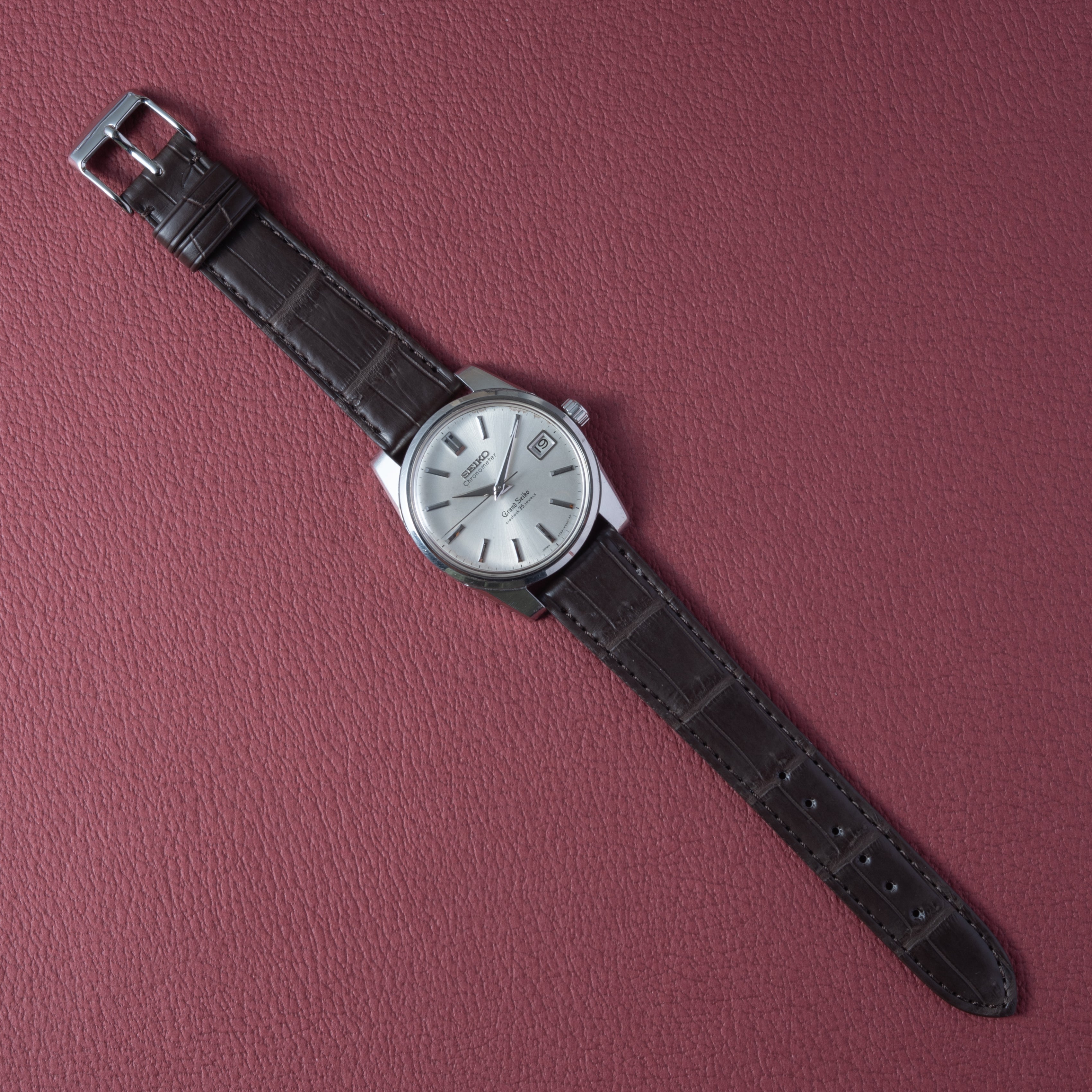 グランドセイコー 2nd前期 セルフデーター 1965年製 Ref.5722-9990 57GS クロノメーター ライオンメダル