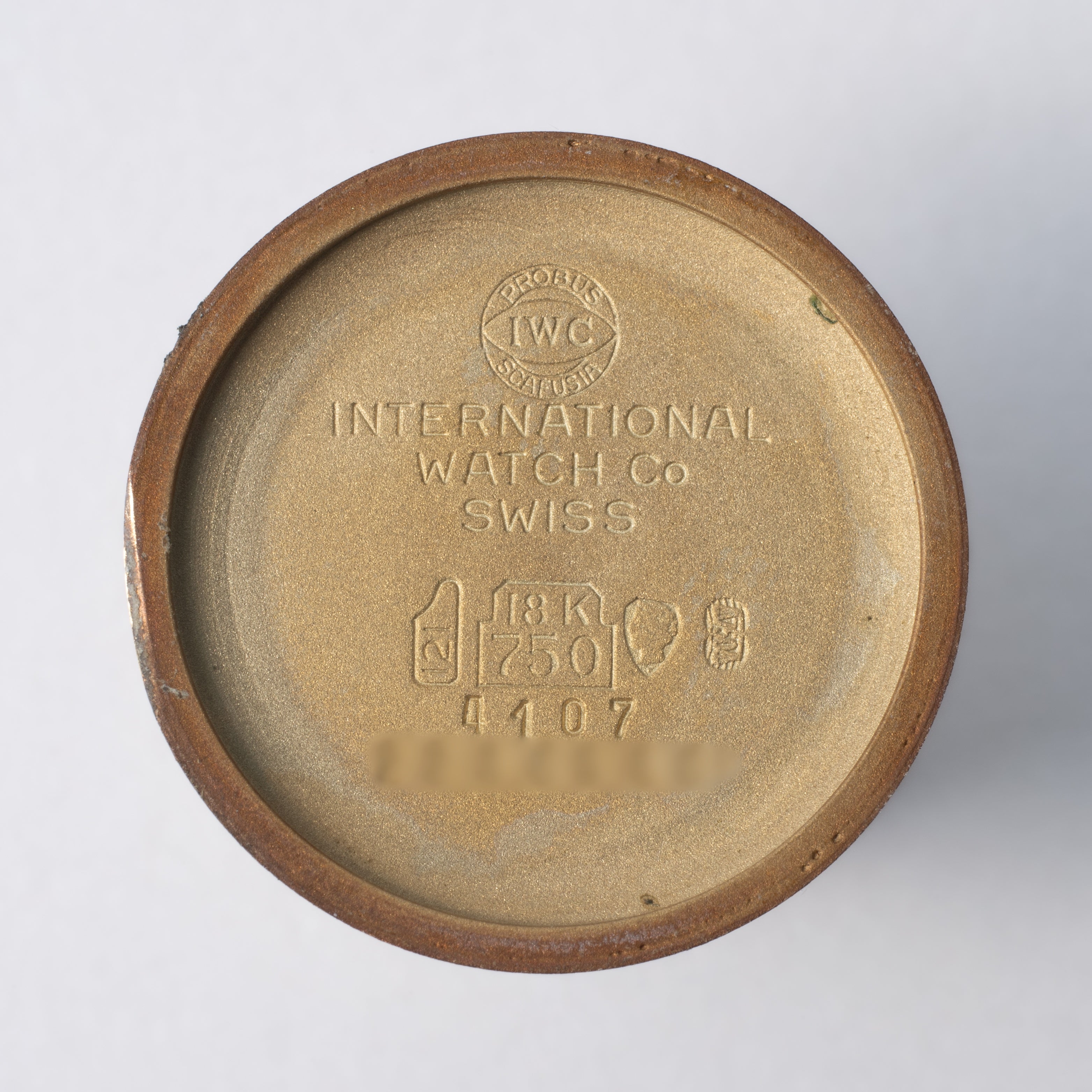 IWC レディース 18金無垢ラウンドケース 1979年製 手巻き Cal.412