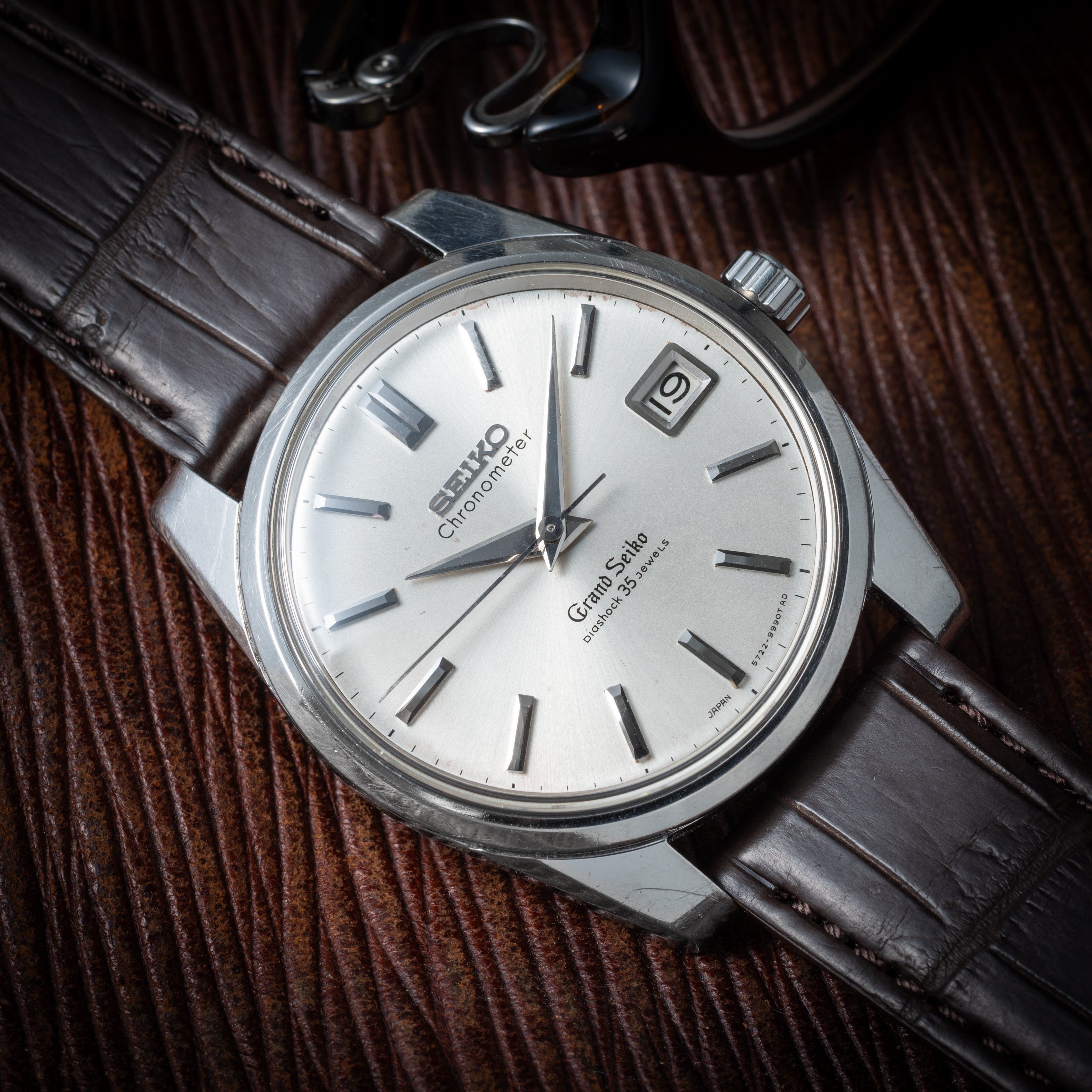 グランドセイコー 2nd前期 セルフデーター 1965年製 Ref.5722-9990 57GS クロノメーター ライオンメダル