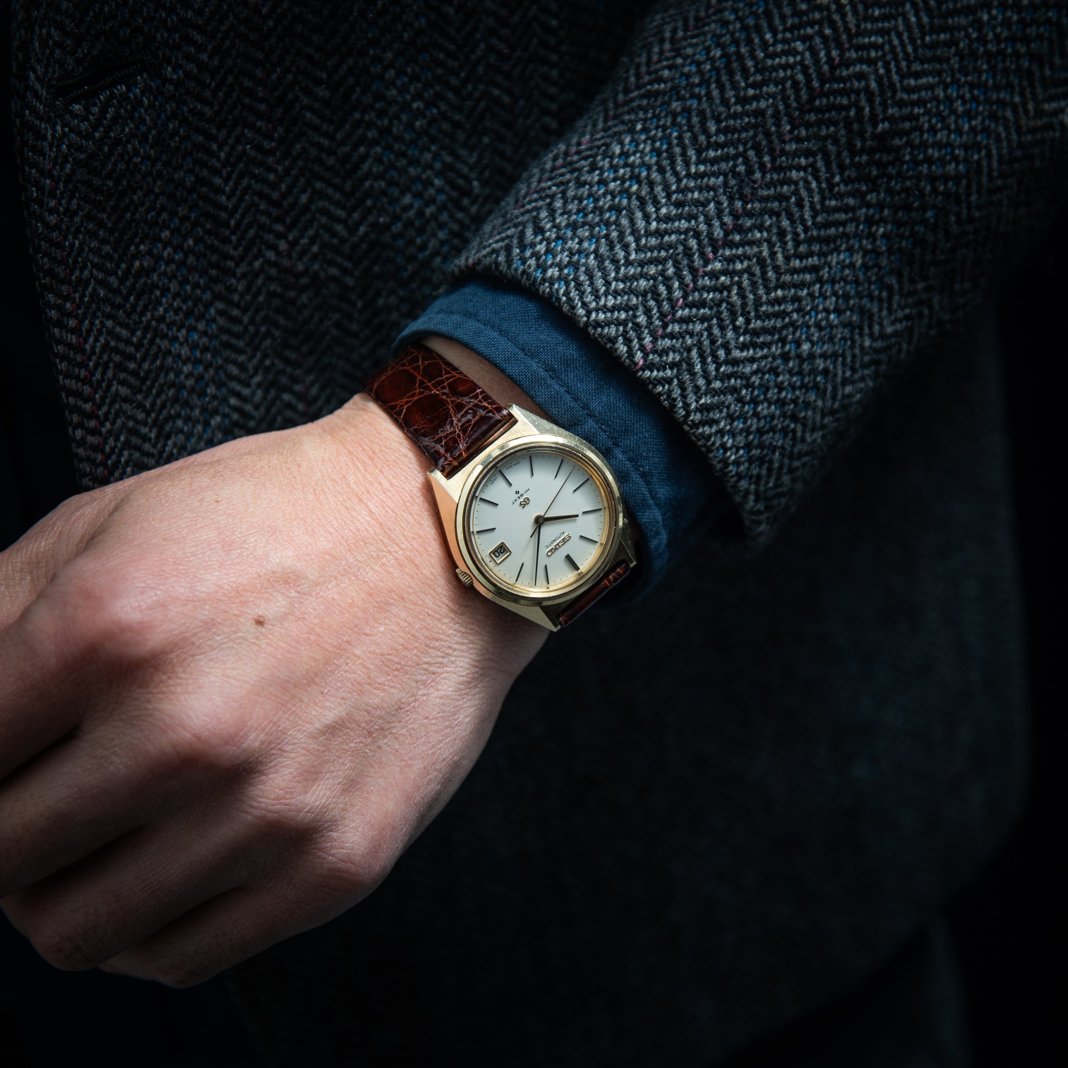 SEIKO  グランドセイコー ハイビート自動巻き 1971年製 Ref.5645-7010 CAPゴールド 56GS