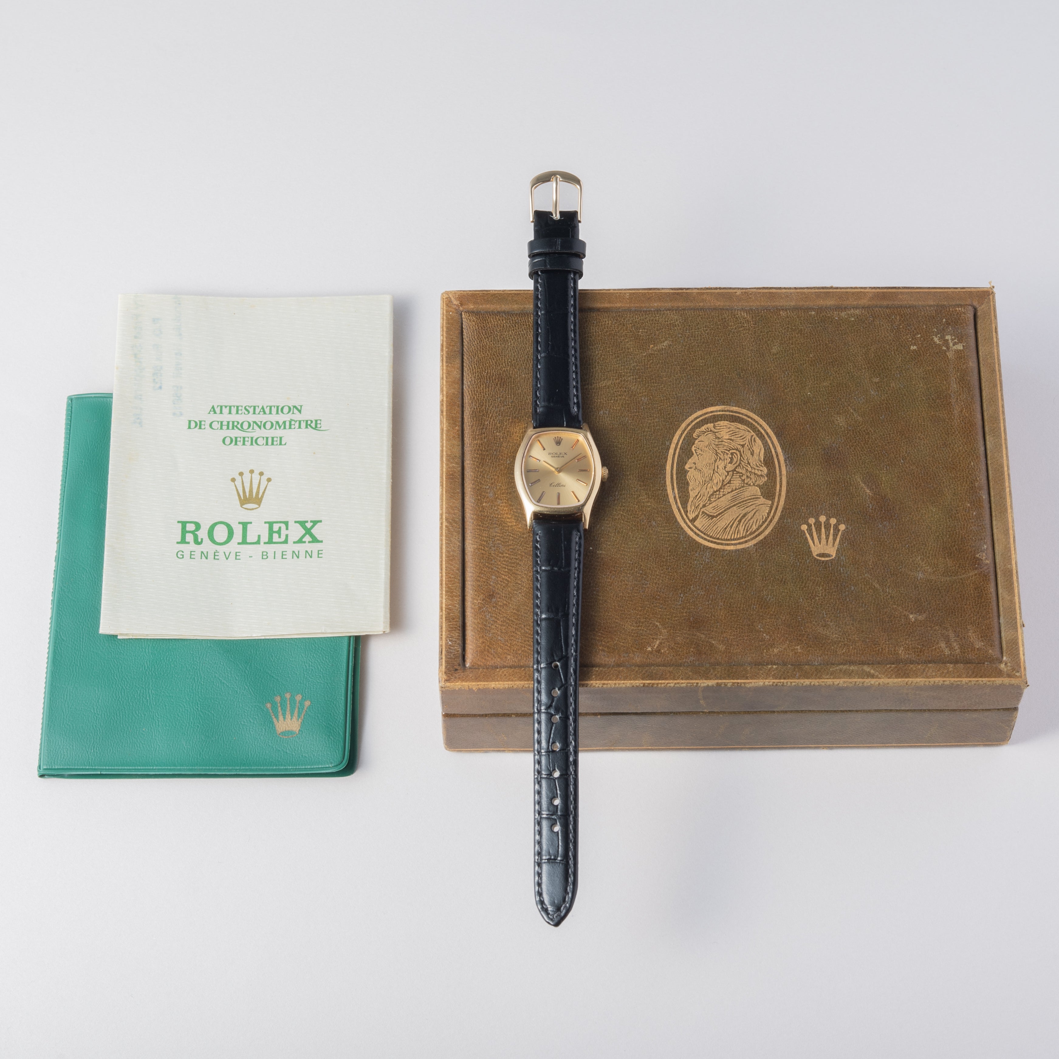 ROLEX チェリーニ Ref.3803 18KYG レディース 箱・ギャラ付き