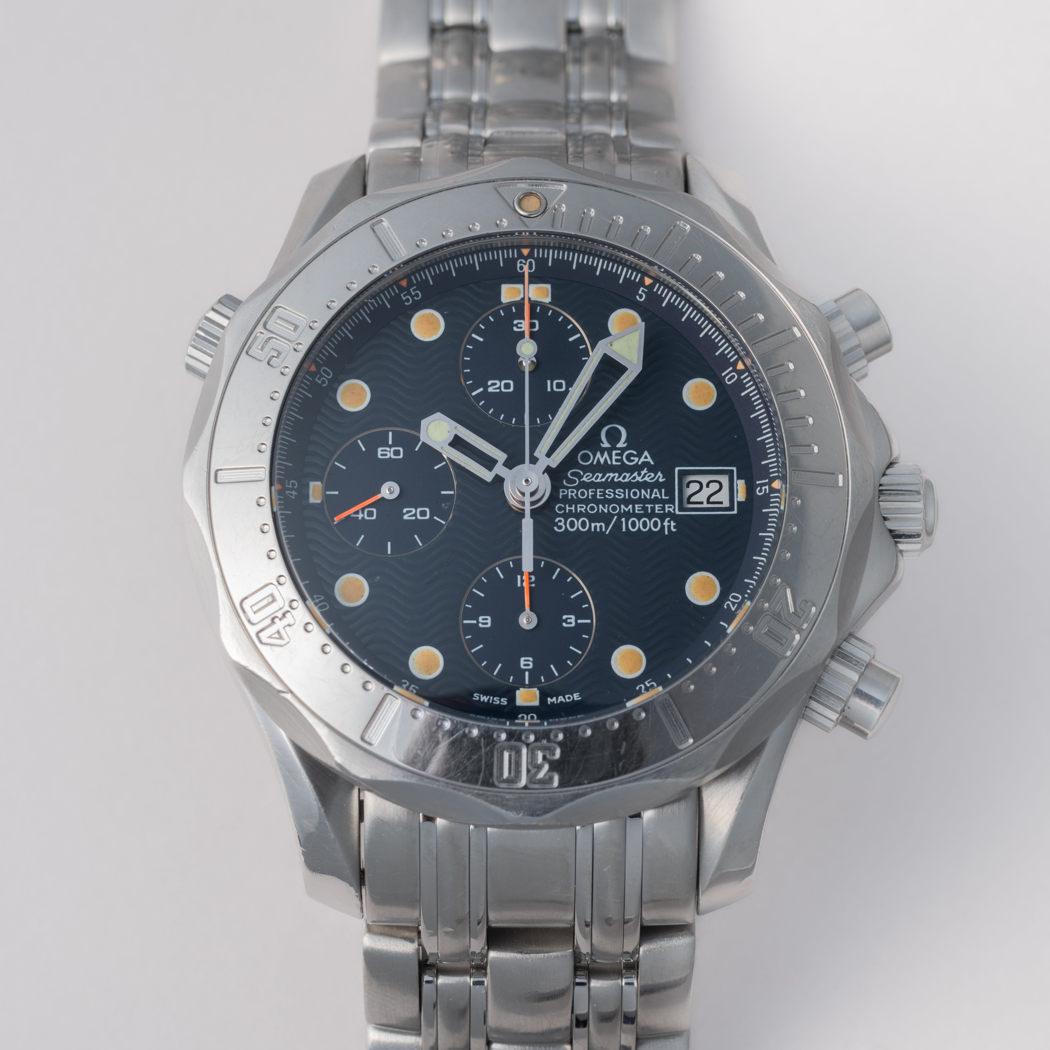 オメガ シーマスタープロフェッショナル 1985年製 300m ダイバークロノグラフ