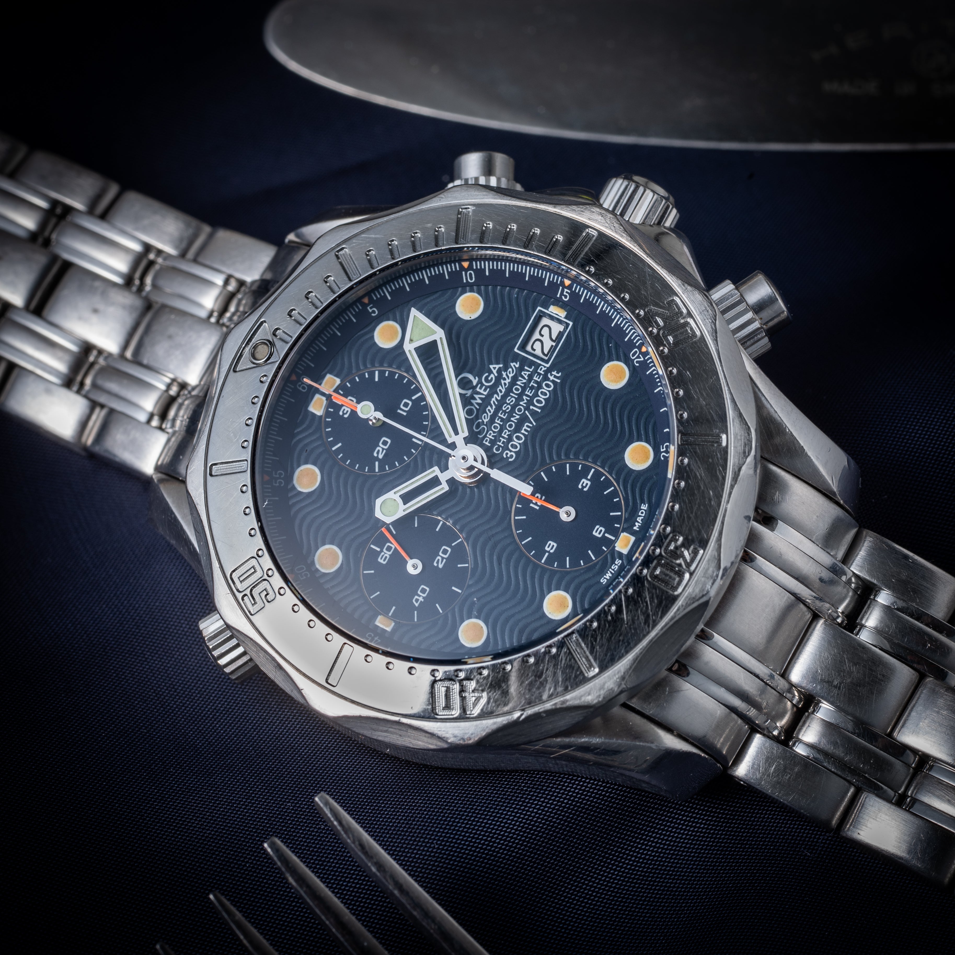 オメガ シーマスタープロフェッショナル 1985年製 300m ダイバークロノグラフ