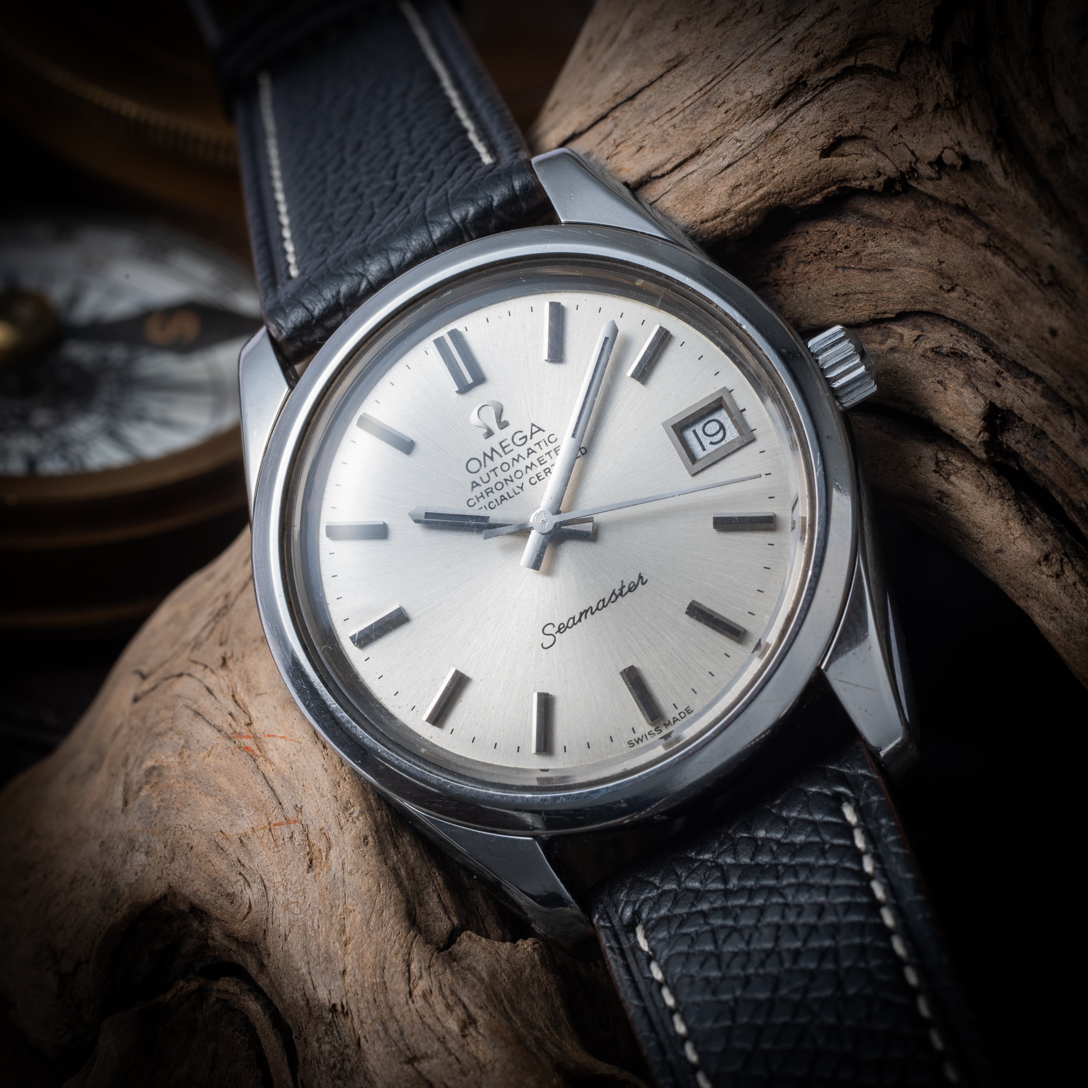 オメガ シーマスター クロノメーター 1973年製 Ref.168.0061 純正尾錠付き