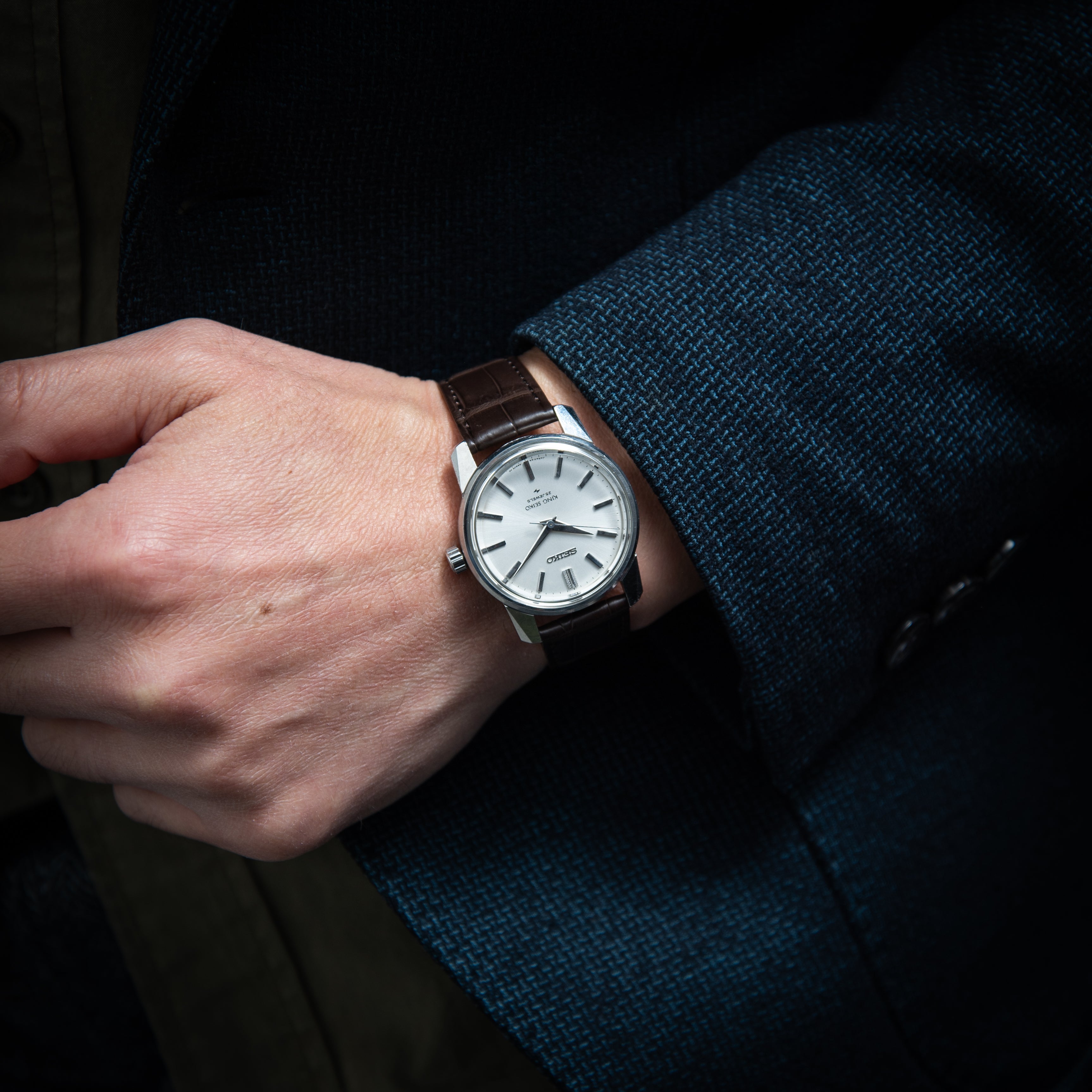 キングセイコー セカンドモデル最後期型 1968年製 Ref.44-9990 44KS 手巻きロービート ノンデイト