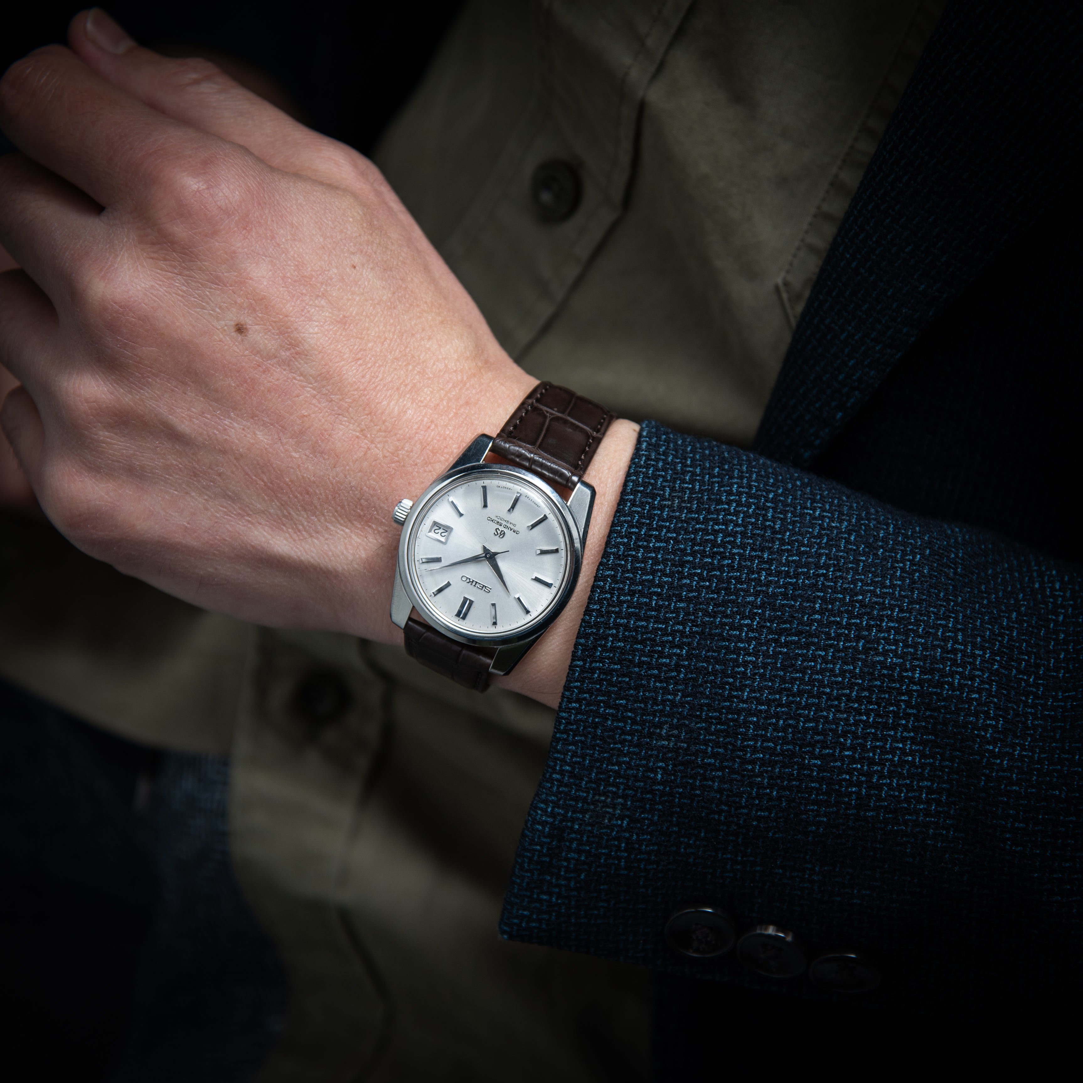 グランドセイコー セルフデーター 1967年製 Ref.5722-9990 2nd 57GS ライオンメダル