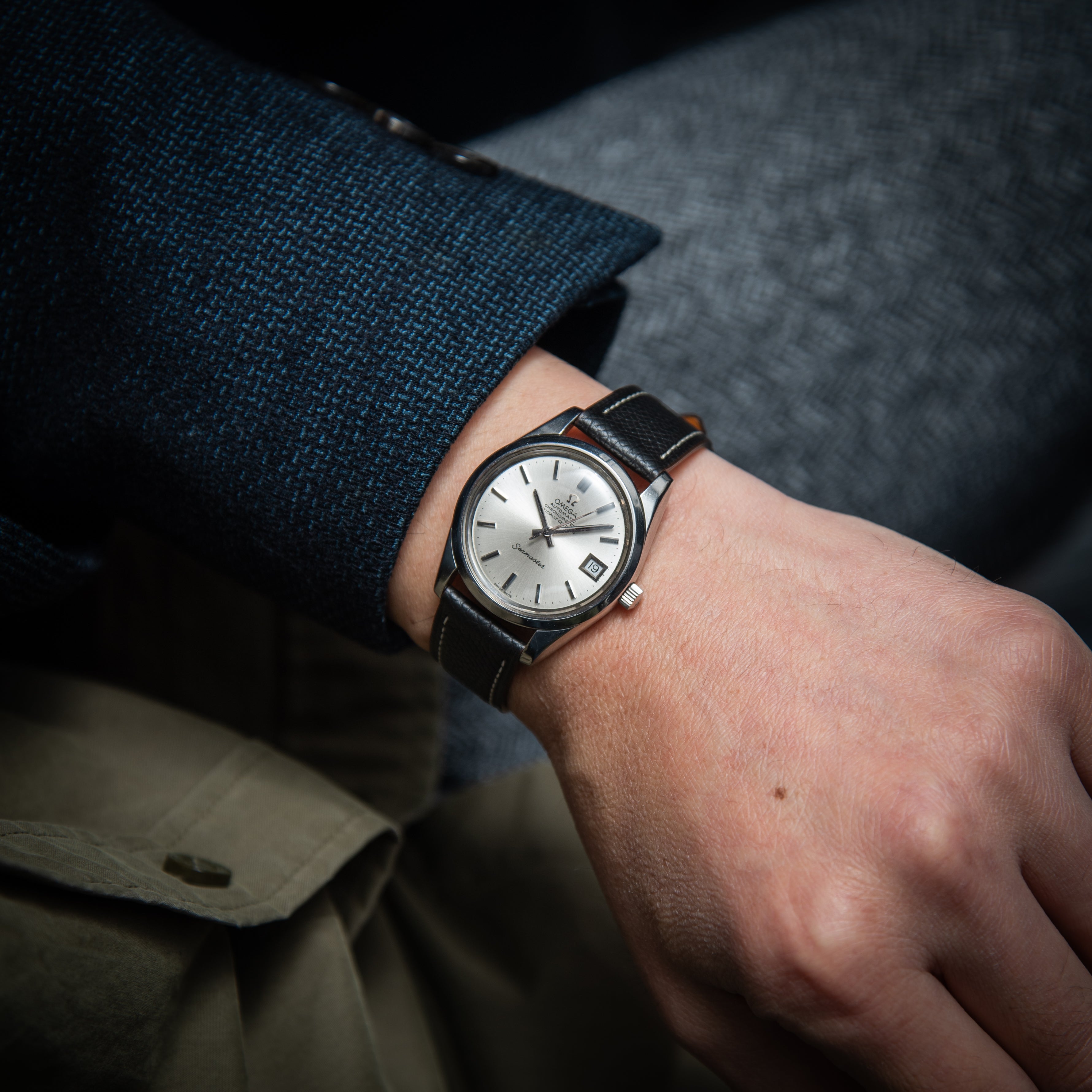 オメガ シーマスター クロノメーター 1973年製 Ref.168.0061 純正尾錠付き