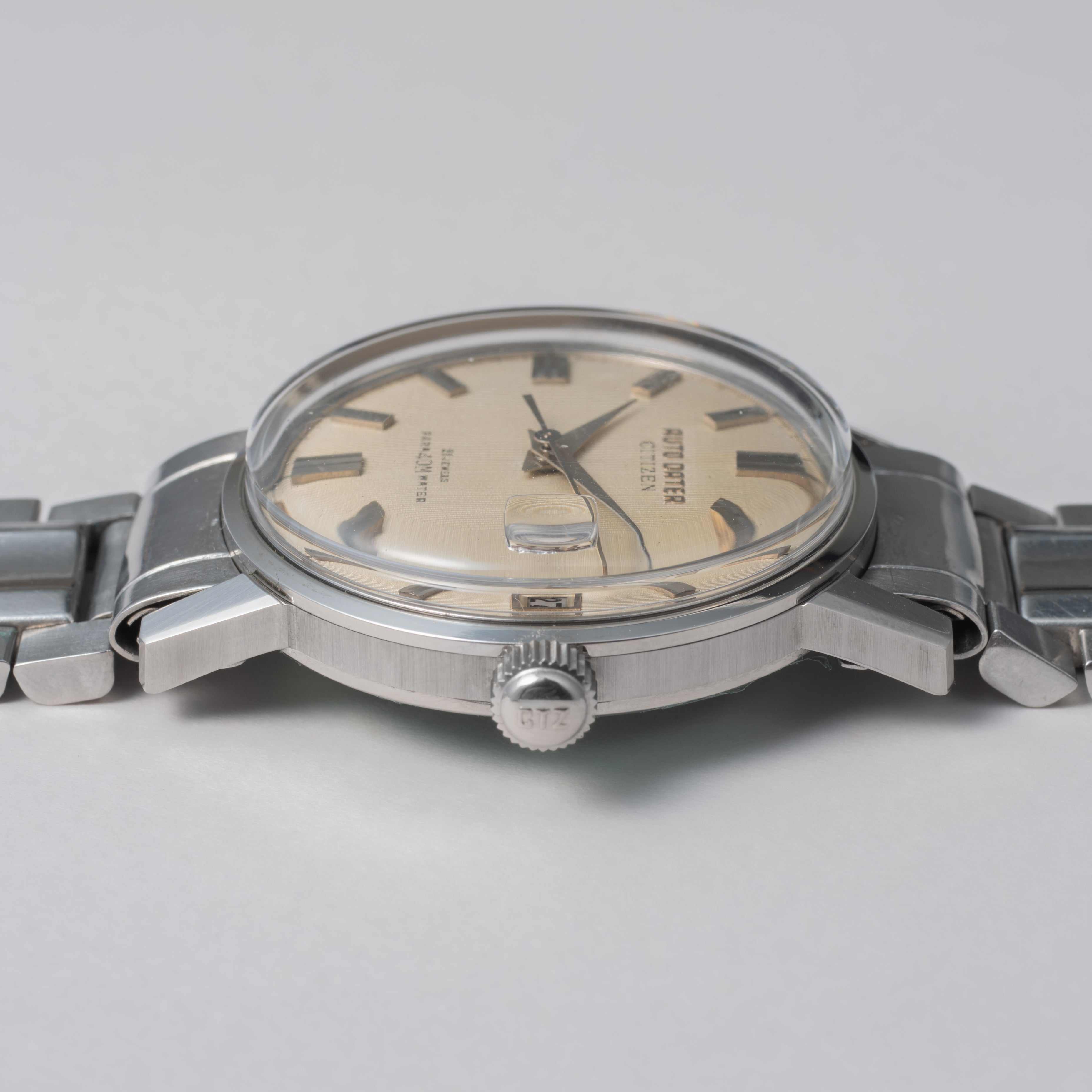 シチズン ジェット オートデータ 1963年製 パラウォーター 21石 純正ブレス付き 自動巻き 裏シール付き