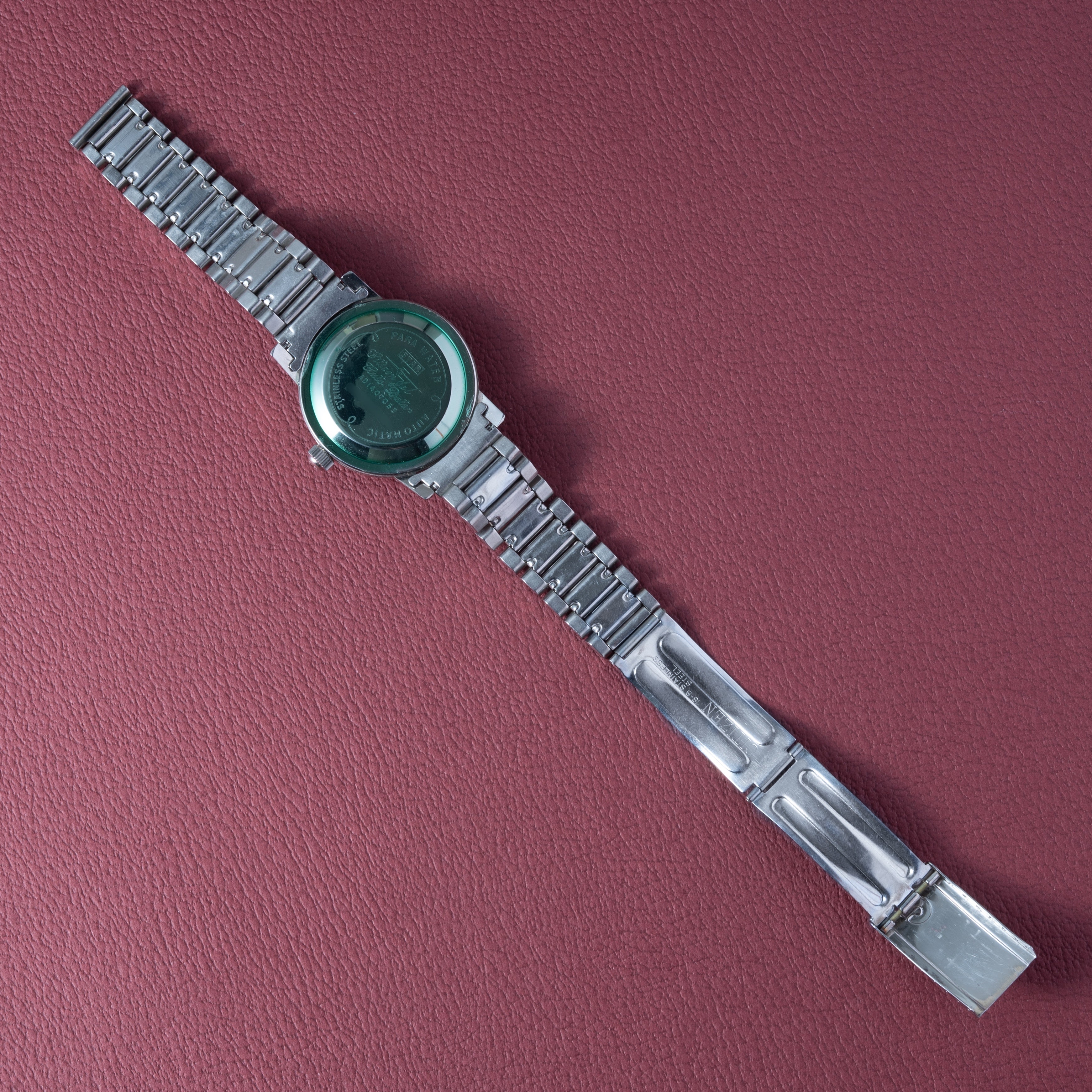 シチズン ジェット オートデータ 1963年製 パラウォーター 21石 純正ブレス付き 自動巻き 裏シール付き