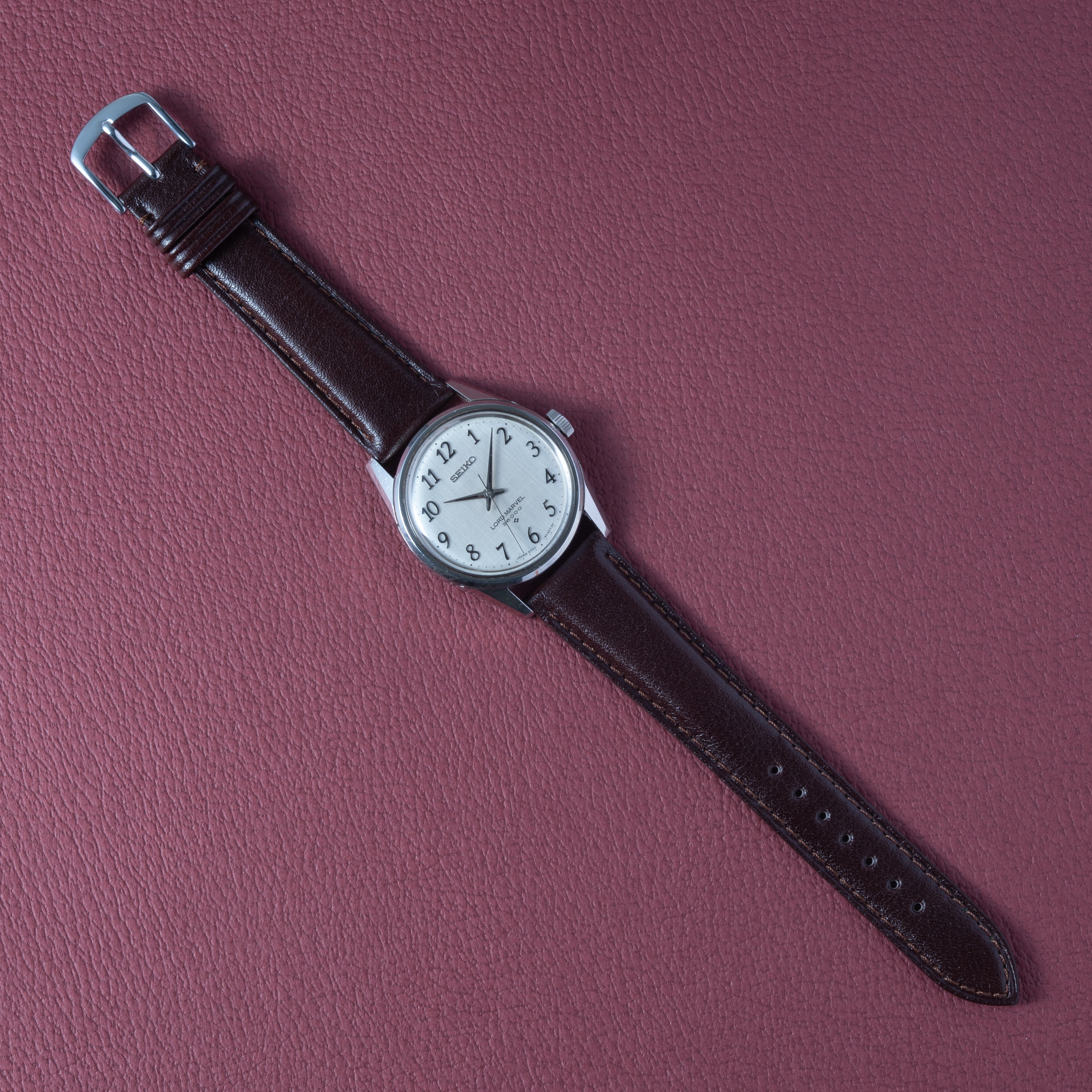 セイコー ロードマーベル 36000 1968年製 10振動手巻き 全アラビアダイヤル