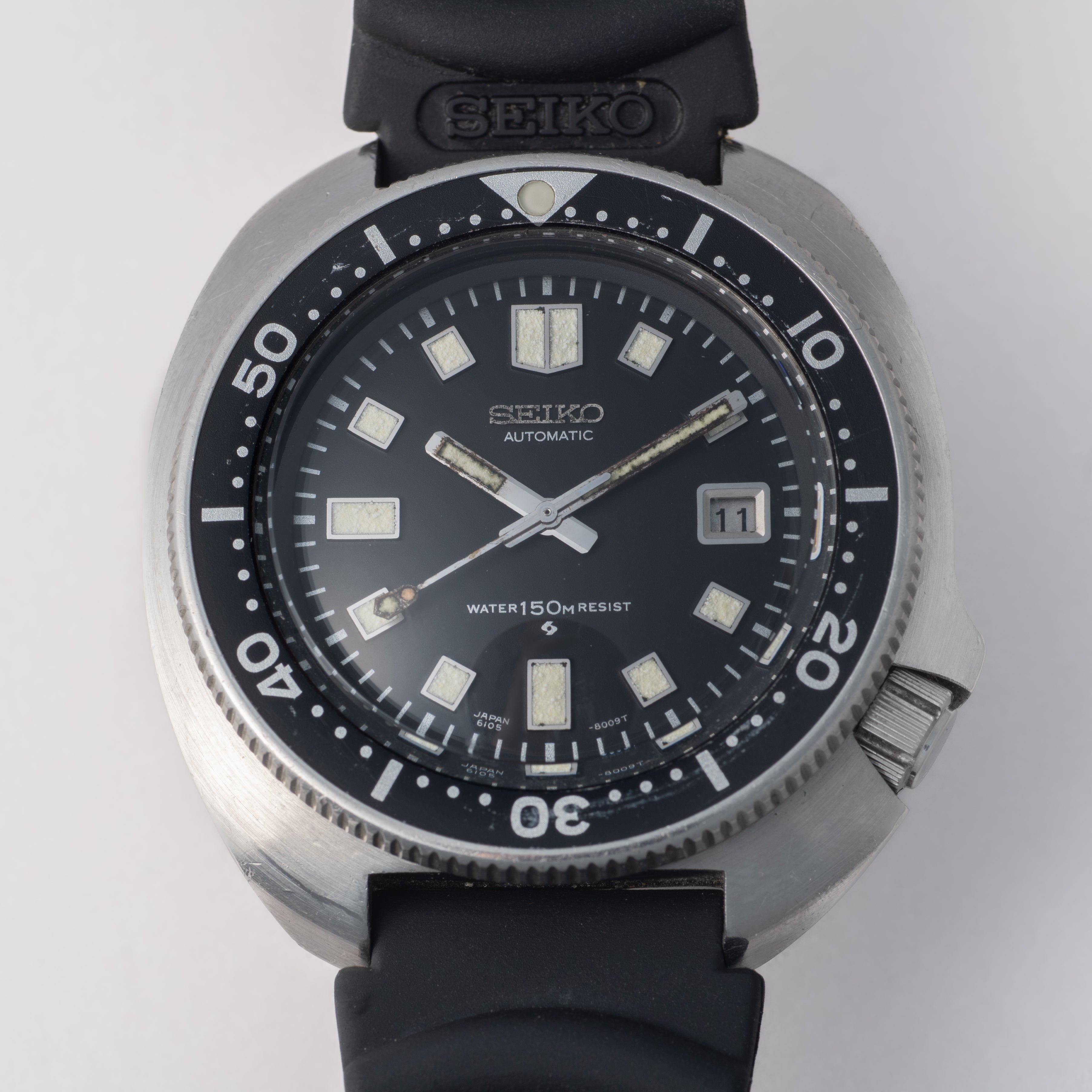 セイコー 150mダイバー2nd後期 1976年製 Ref.6105-8110 ウエムラダイバー 自動巻