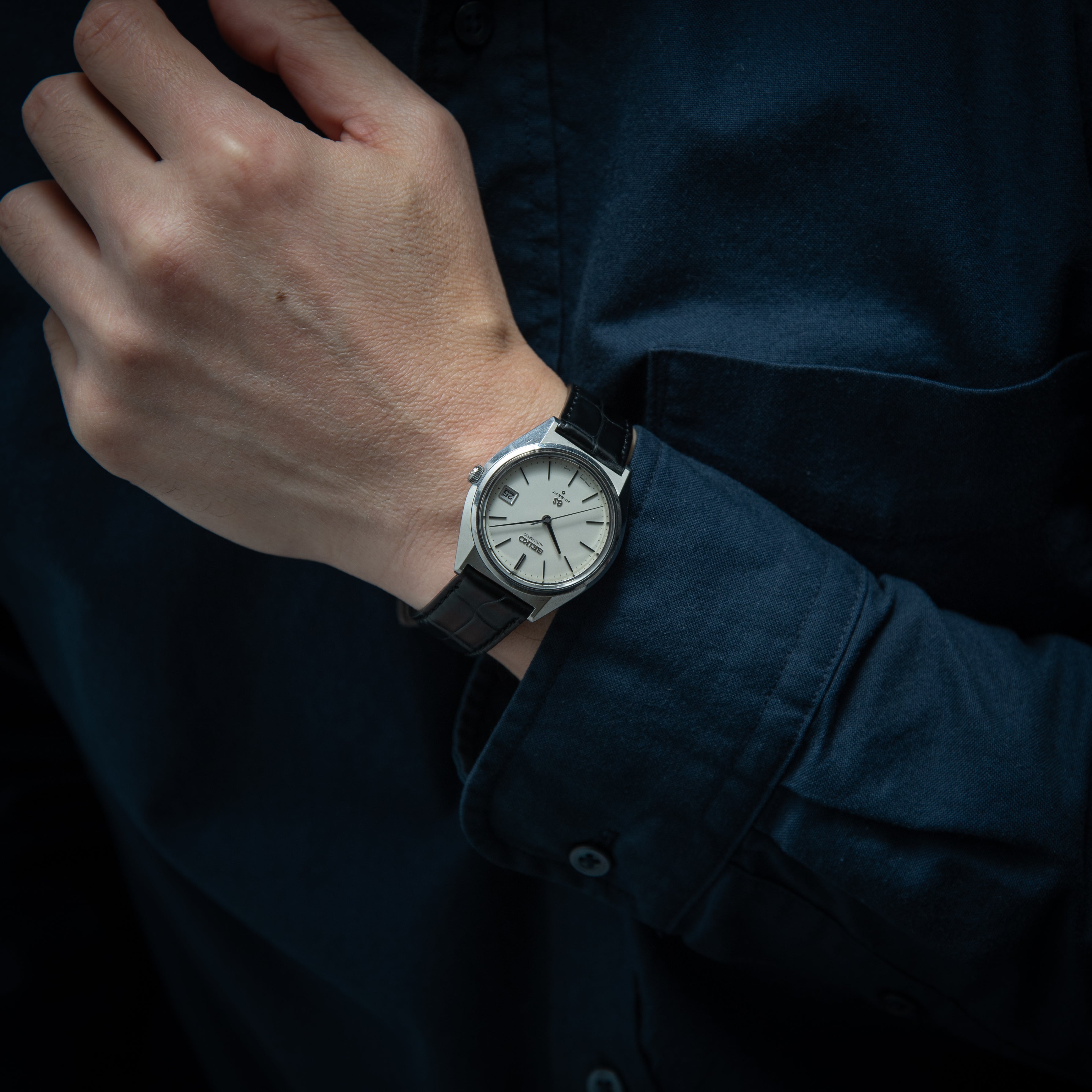 56グランドセイコー 1971年製 Ref.5645-7010 アイボリーダイヤル ハイビート自動巻