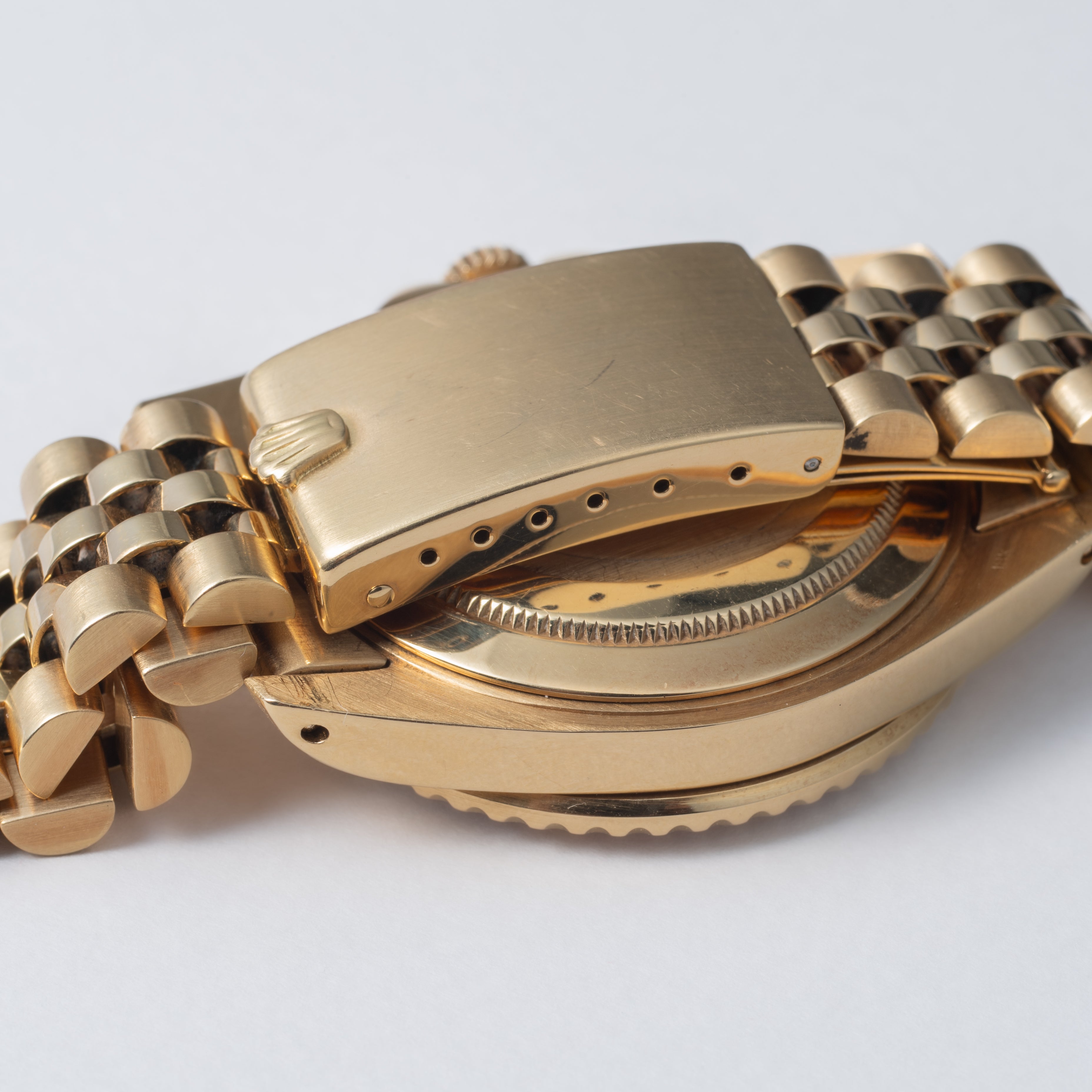 ロレックス GMTマスター 18金無垢茶ツボ 1981年製 Ref.16758 純正18金無垢ジュビリーブレス