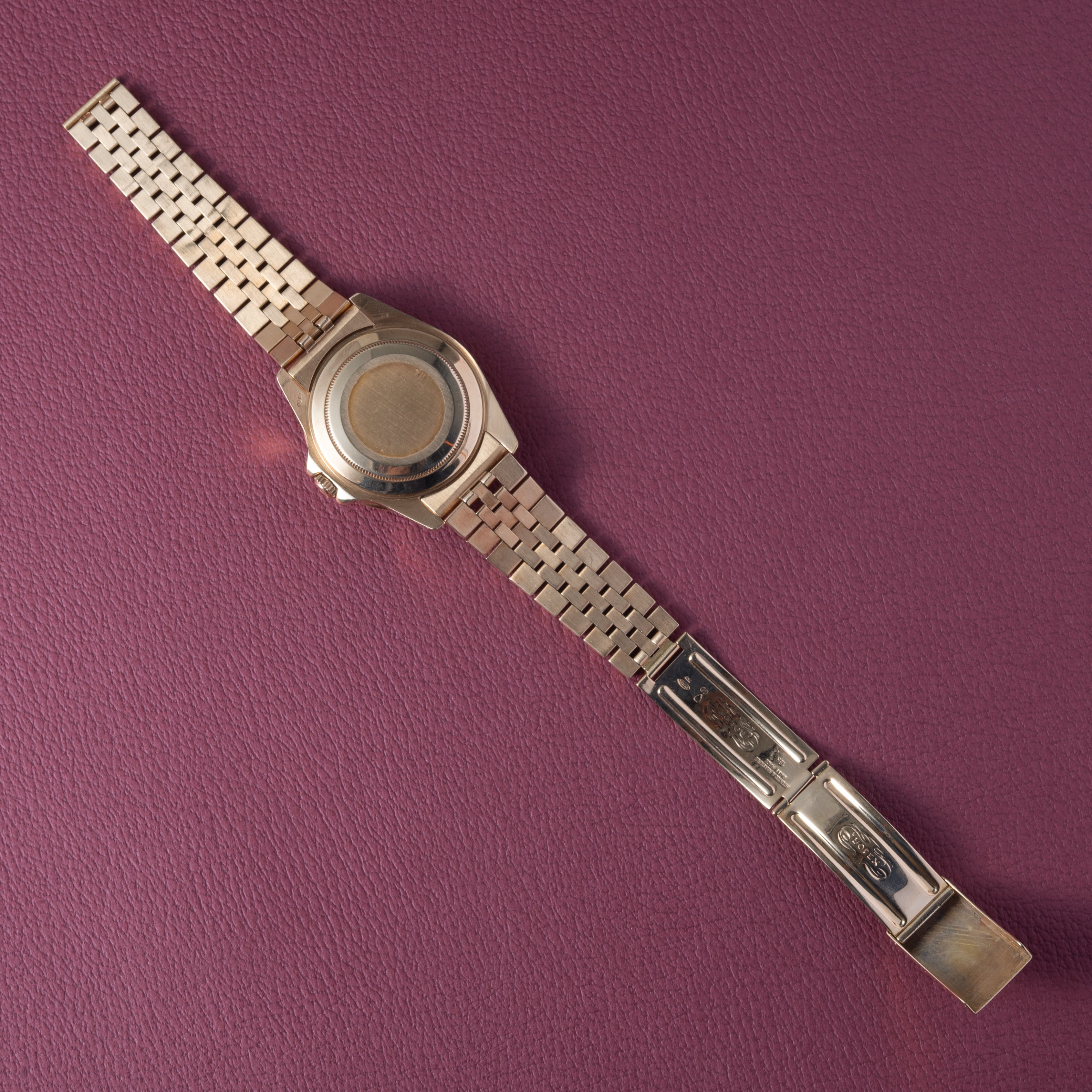 ロレックス GMTマスター 18金無垢茶ツボ 1981年製 Ref.16758 純正18金無垢ジュビリーブレス