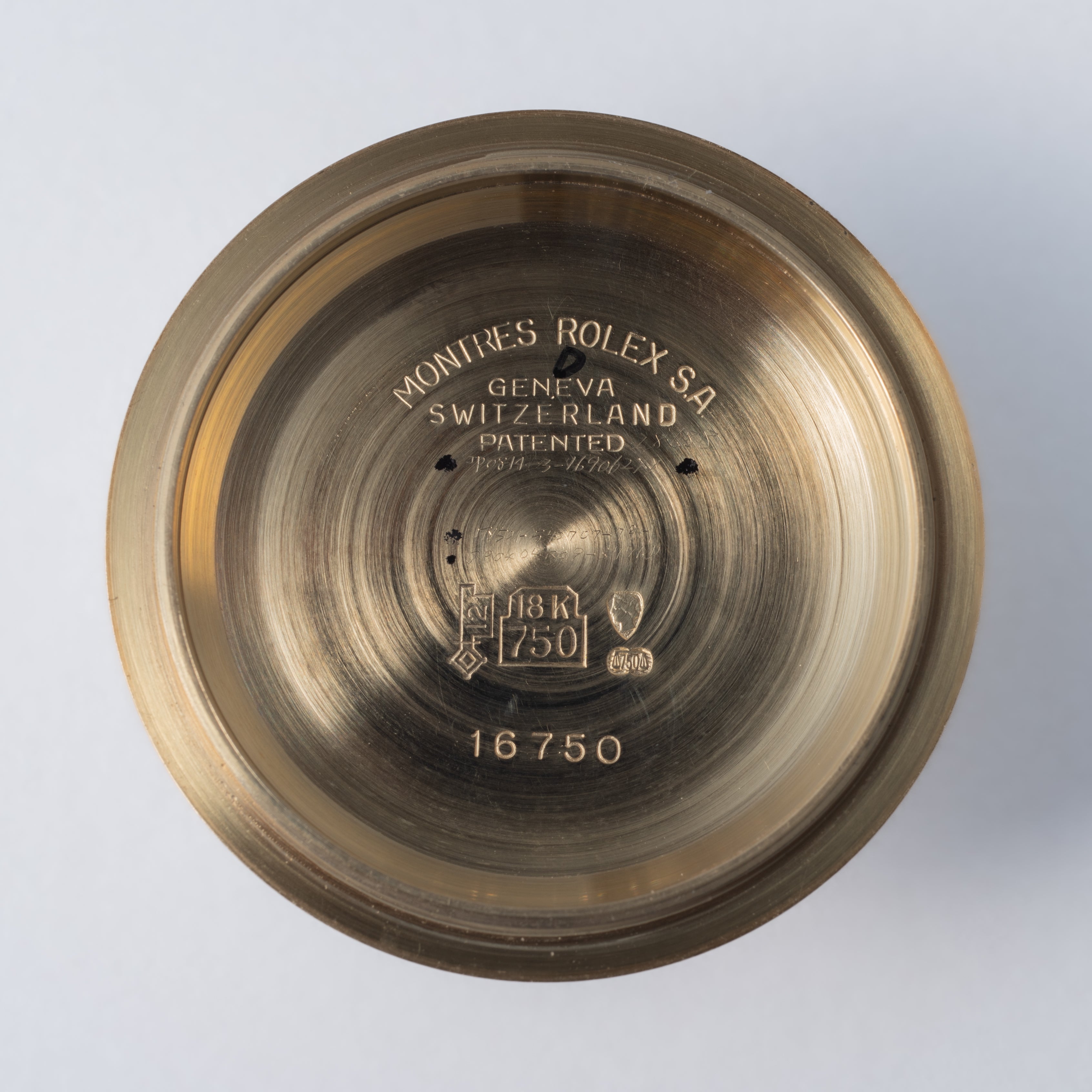 ロレックス GMTマスター 18金無垢茶ツボ 1981年製 Ref.16758 純正18金無垢ジュビリーブレス