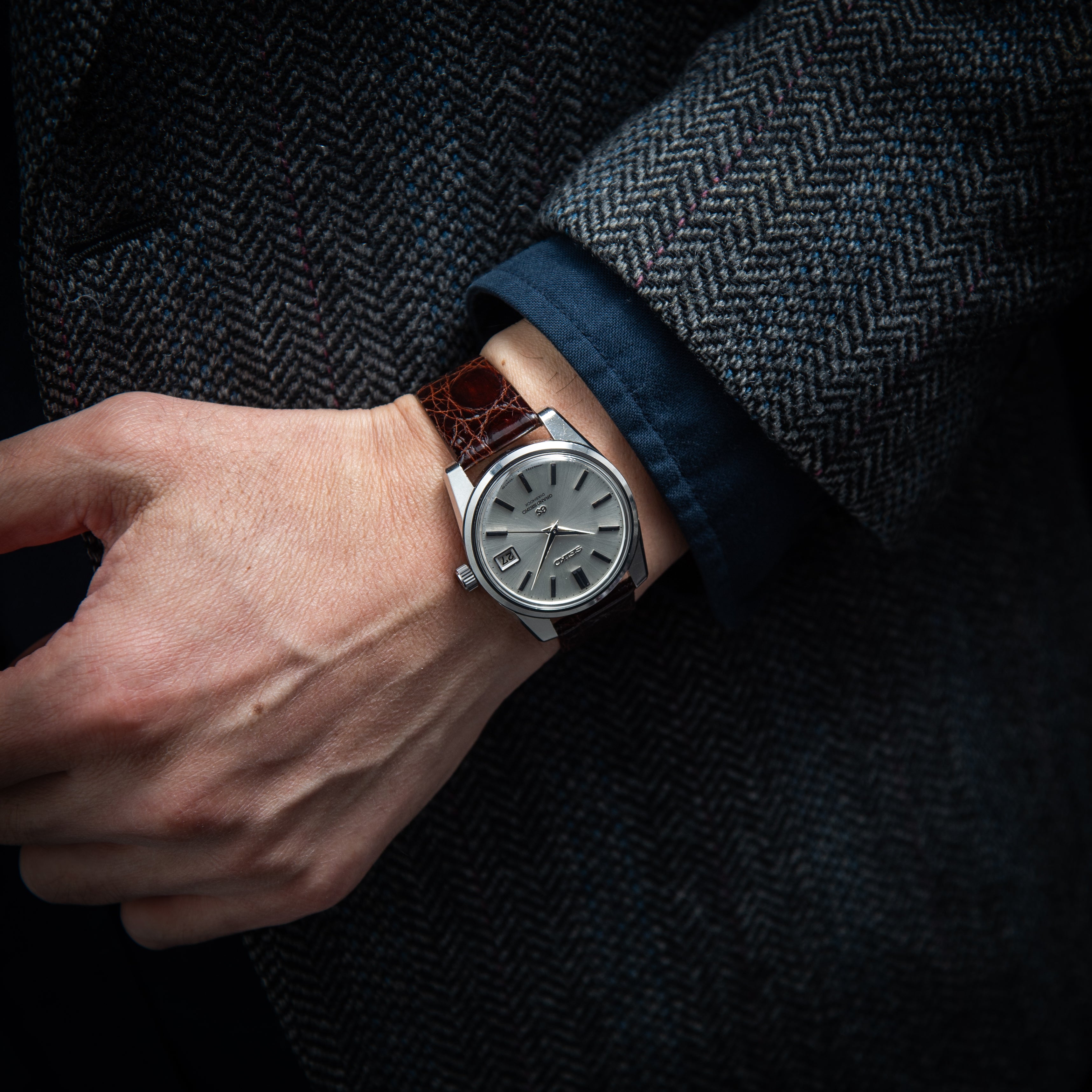 グランドセイコー 1967年製 57GS Ref.5722-9970 東芝勤続25周年記念