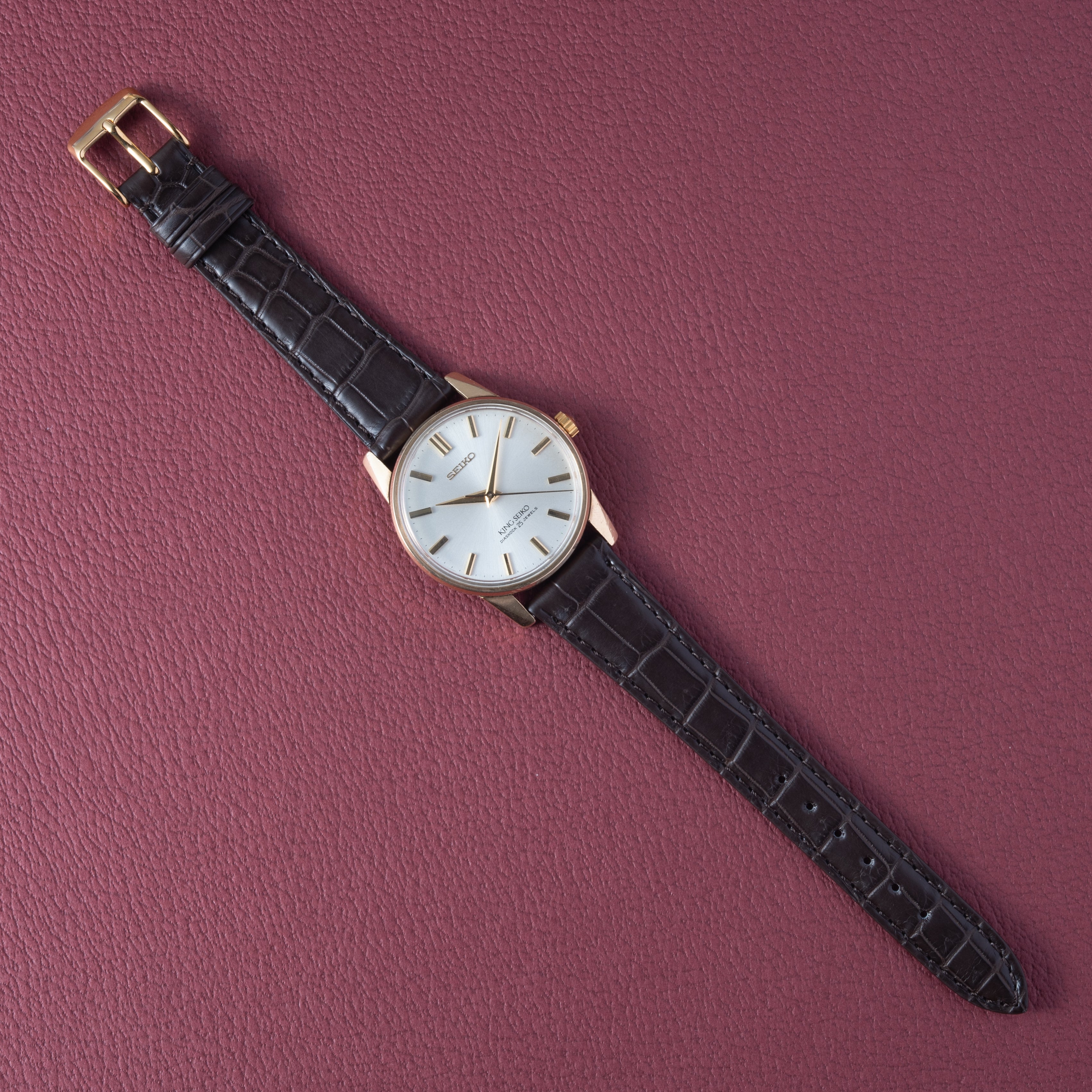 キングセイコー 1966年製 AGFケース Ref.44‐2000 手巻きノンデイト 44KS