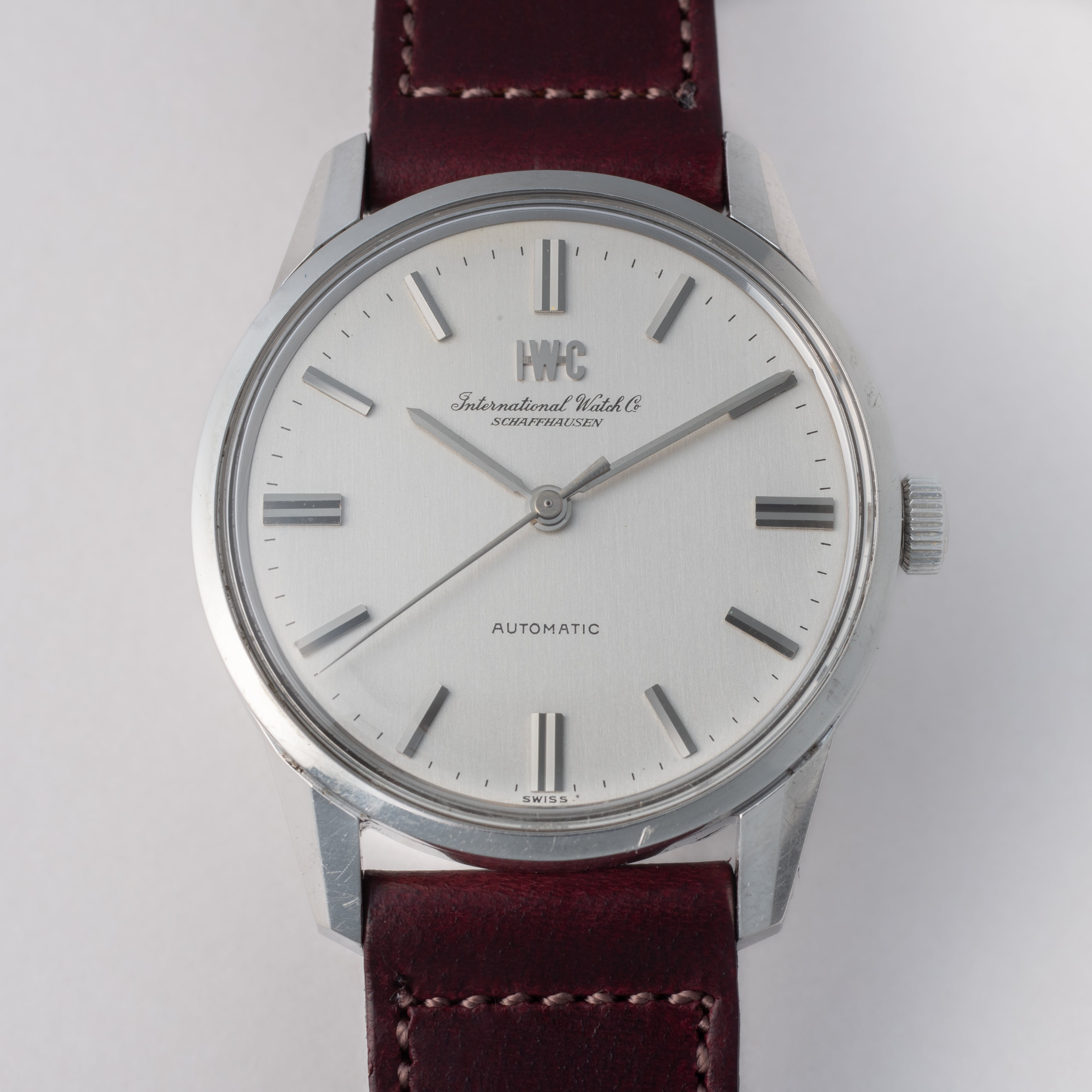 IWC ラウンドケース オートマチック 1972年製 Ref.R810AD ノンデイト ペラトン式自動巻き Cal.854B