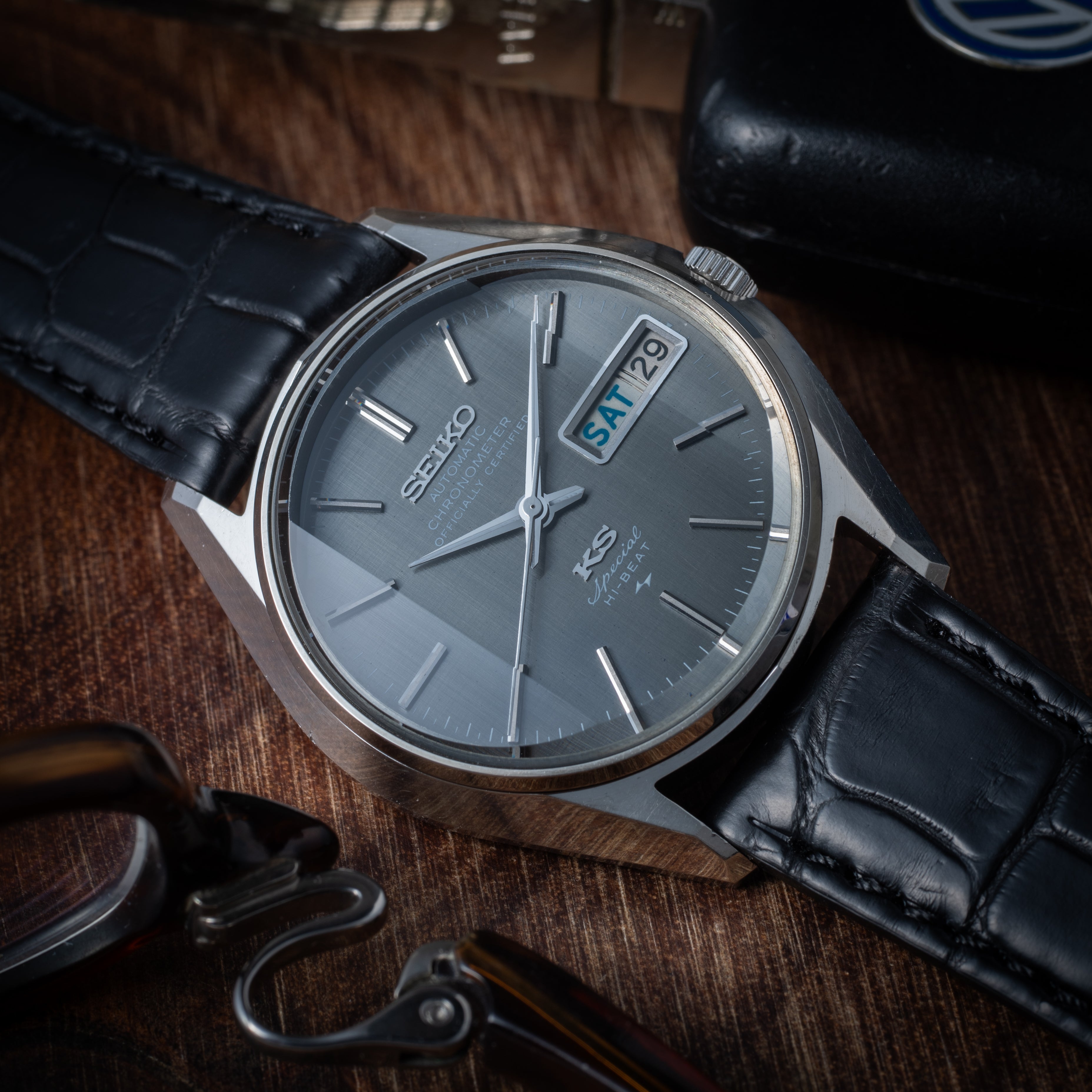 キングセイコー 52KSスペシャル グレーダイヤル カットガラス