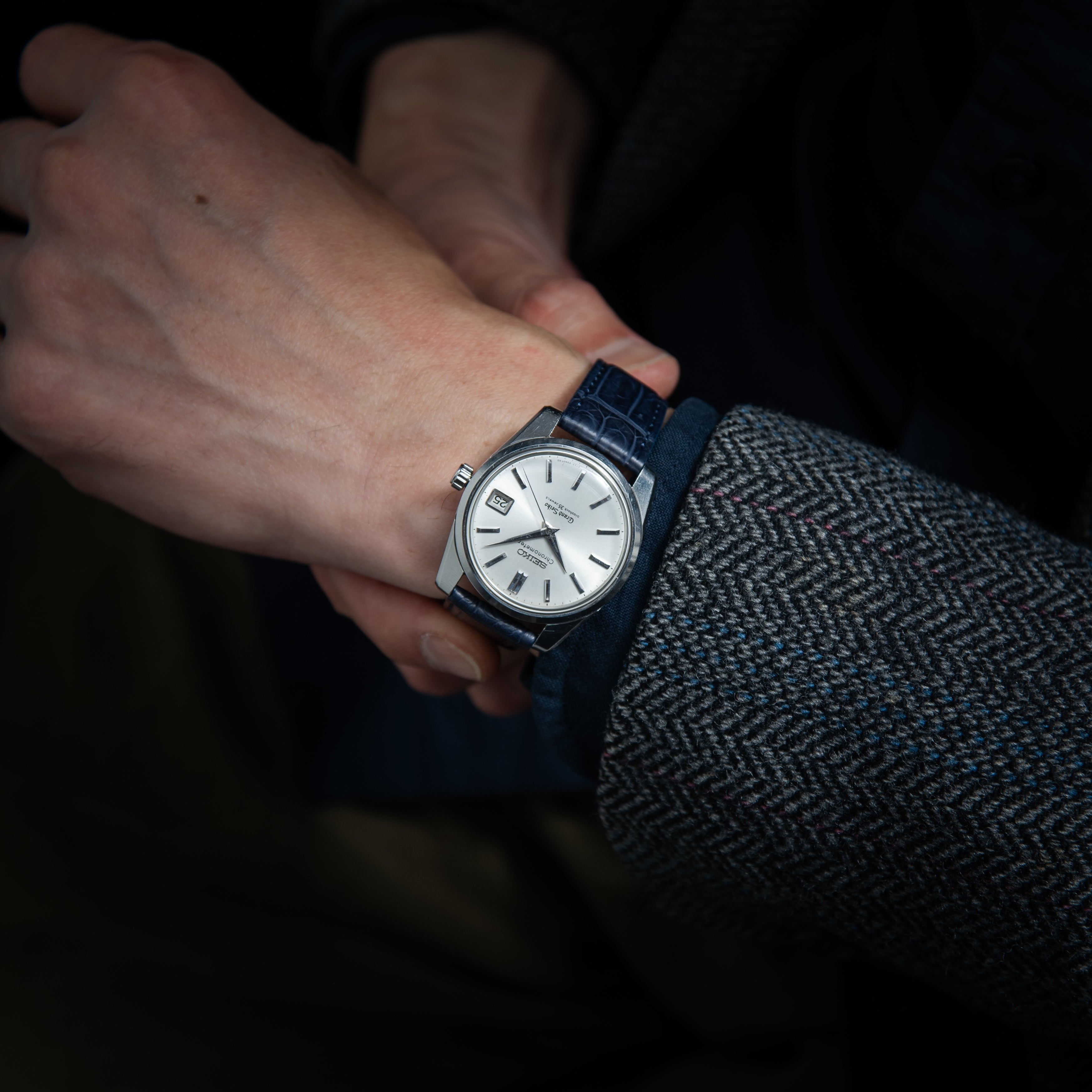 グランドセイコー 2nd前期 セルフデーター 57GS クロノメーター 獅子メダル