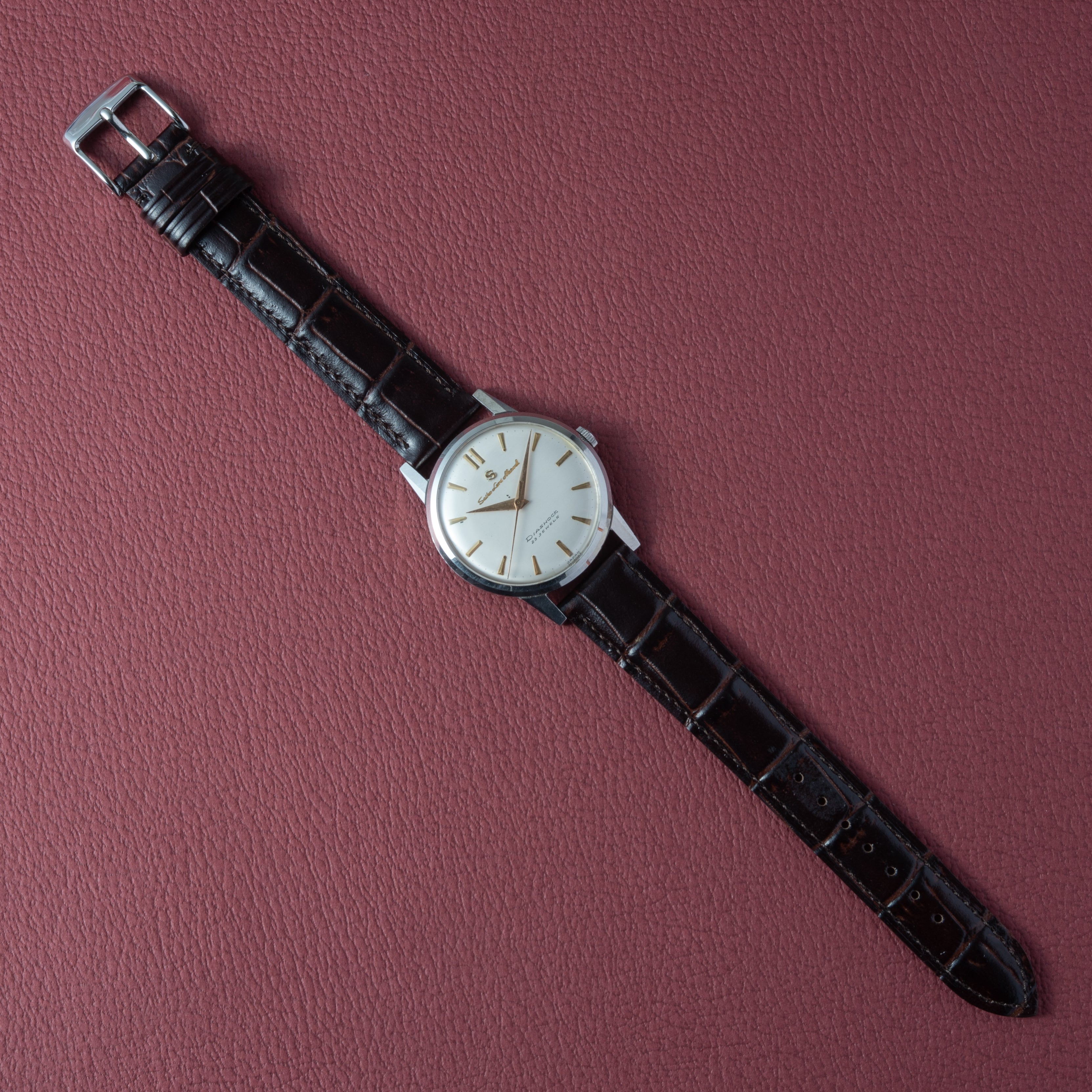 セイコー ロードマーベル Sマーク 彫文字盤 最初期