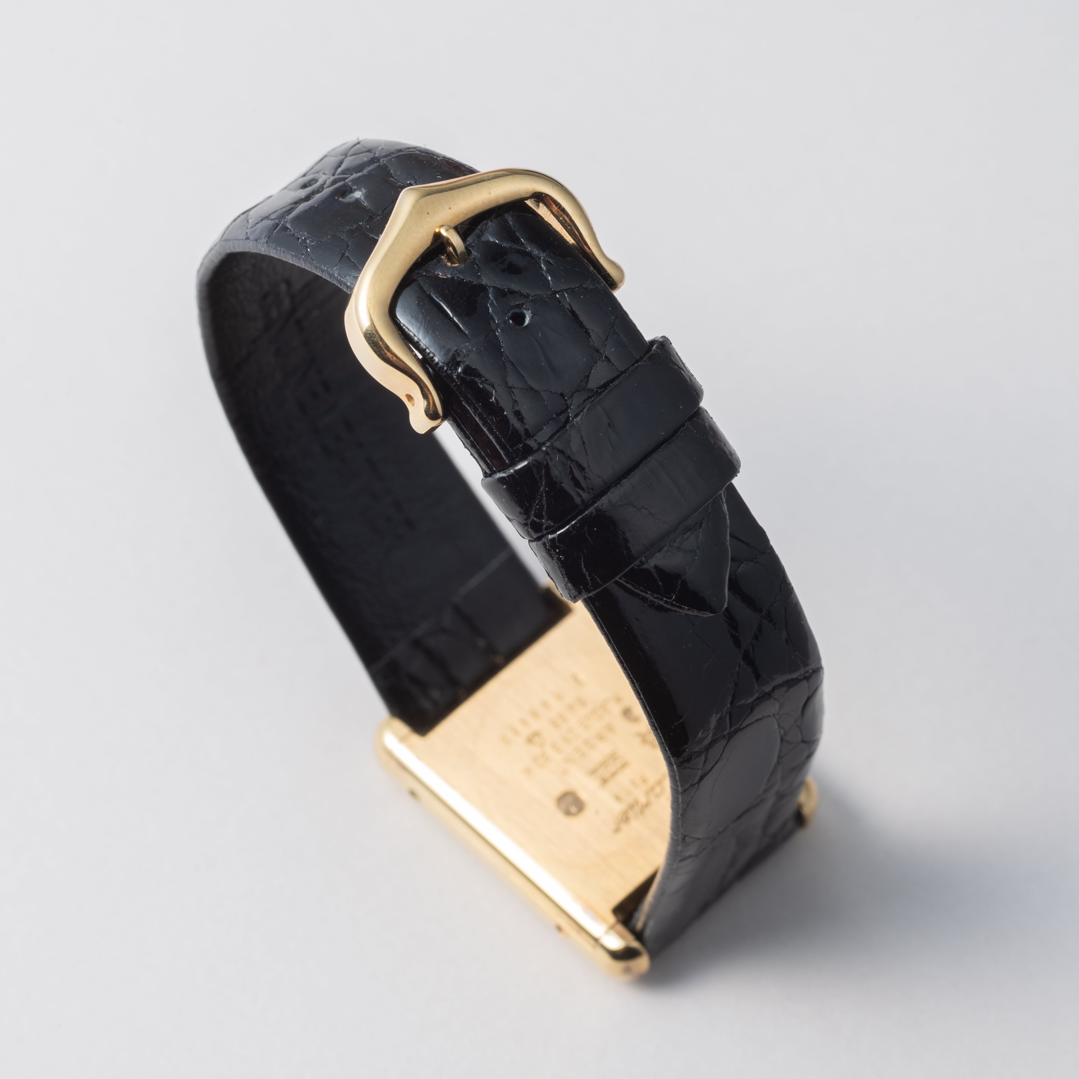 カルティエ マストタンク LM 手巻き 1980年代製 アイボリーローマンダイヤル 箱付き