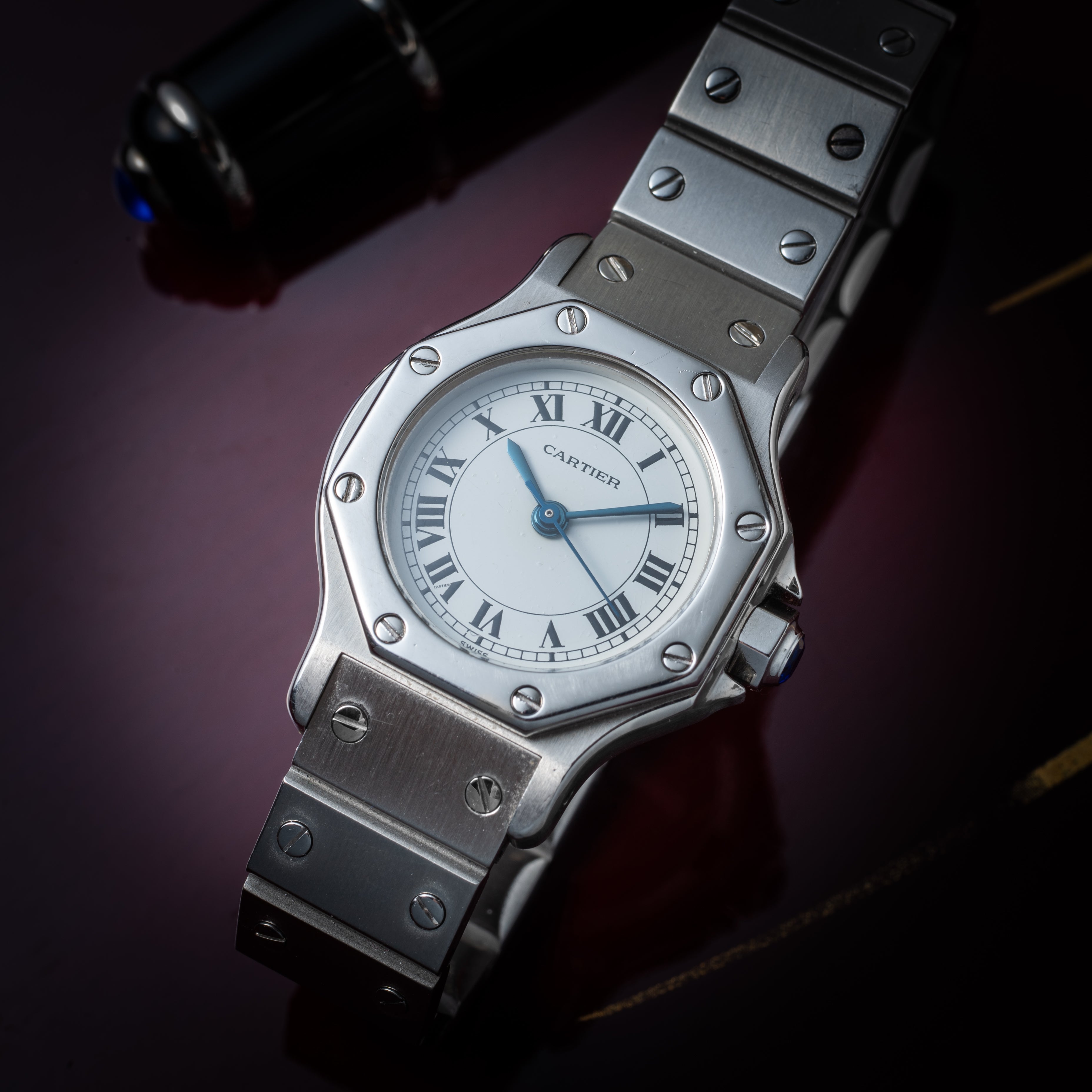 カルティエ サントス オクタゴン SMサイズ 自動巻 ステンレス