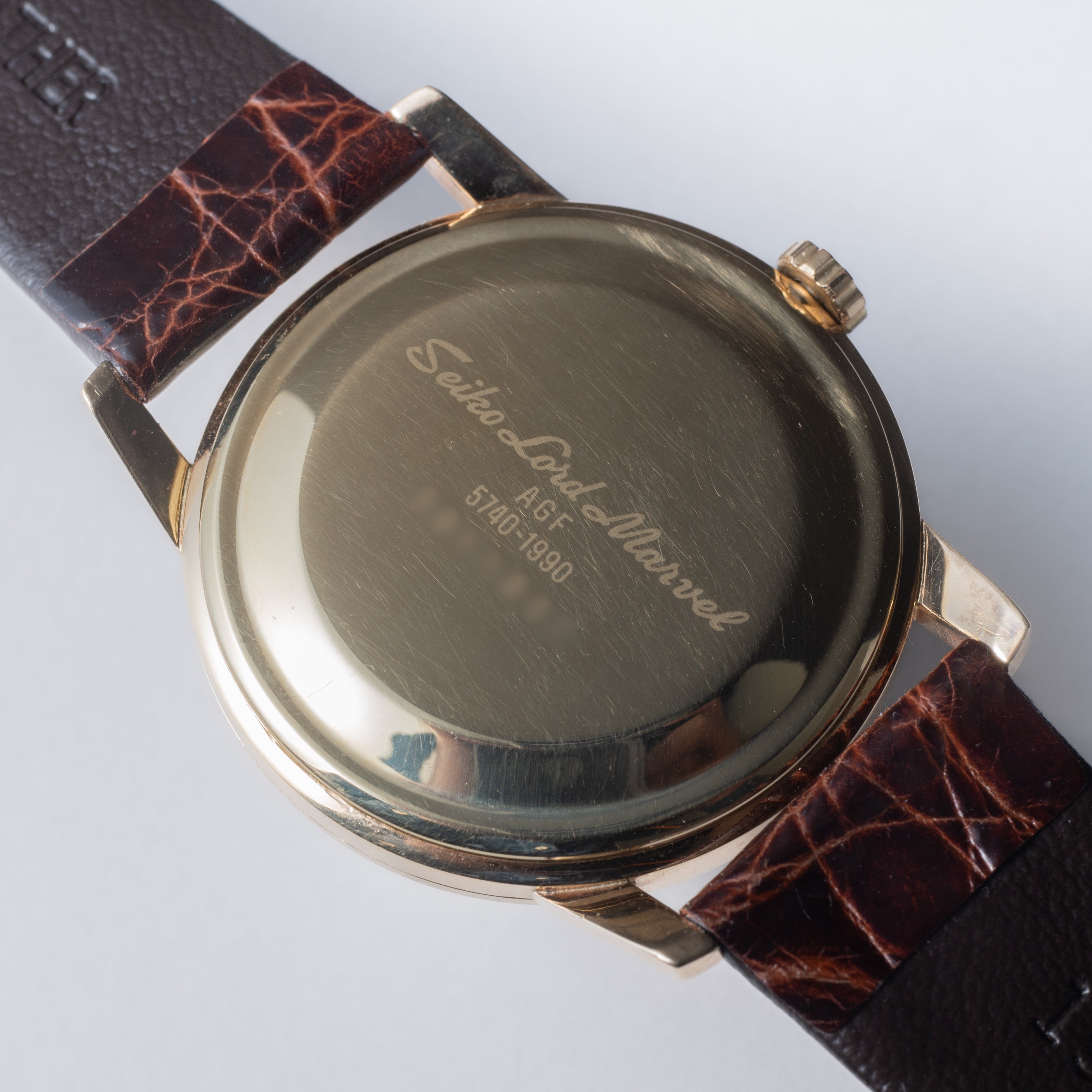 セイコー ロードマーベル 1965年製 Ref.5740‐1990 AGF 手巻き 純正尾錠付き