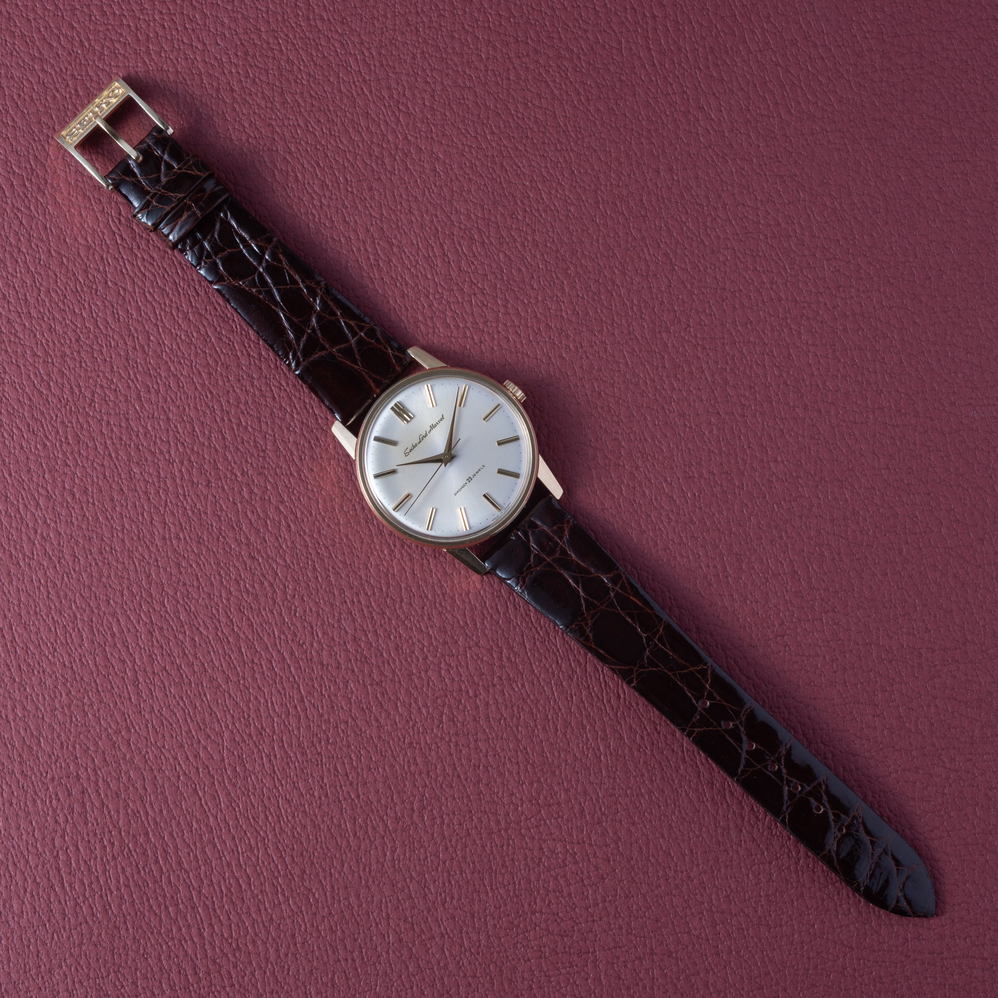 セイコー ロードマーベル 1965年製 Ref.5740‐1990 AGF 手巻き 純正尾錠付き