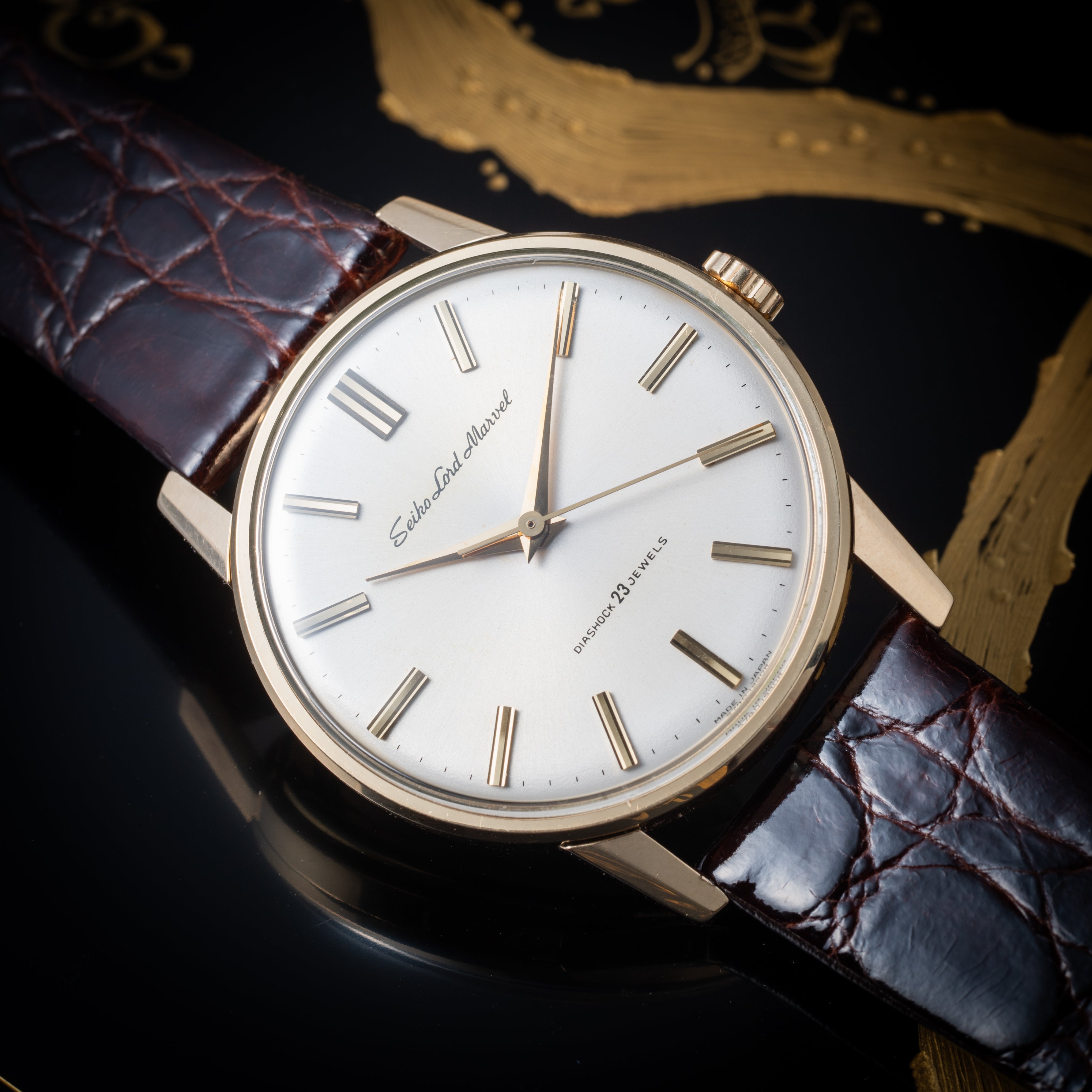 セイコー ロードマーベル 1965年製 Ref.5740‐1990 AGF 手巻き 純正尾錠付き