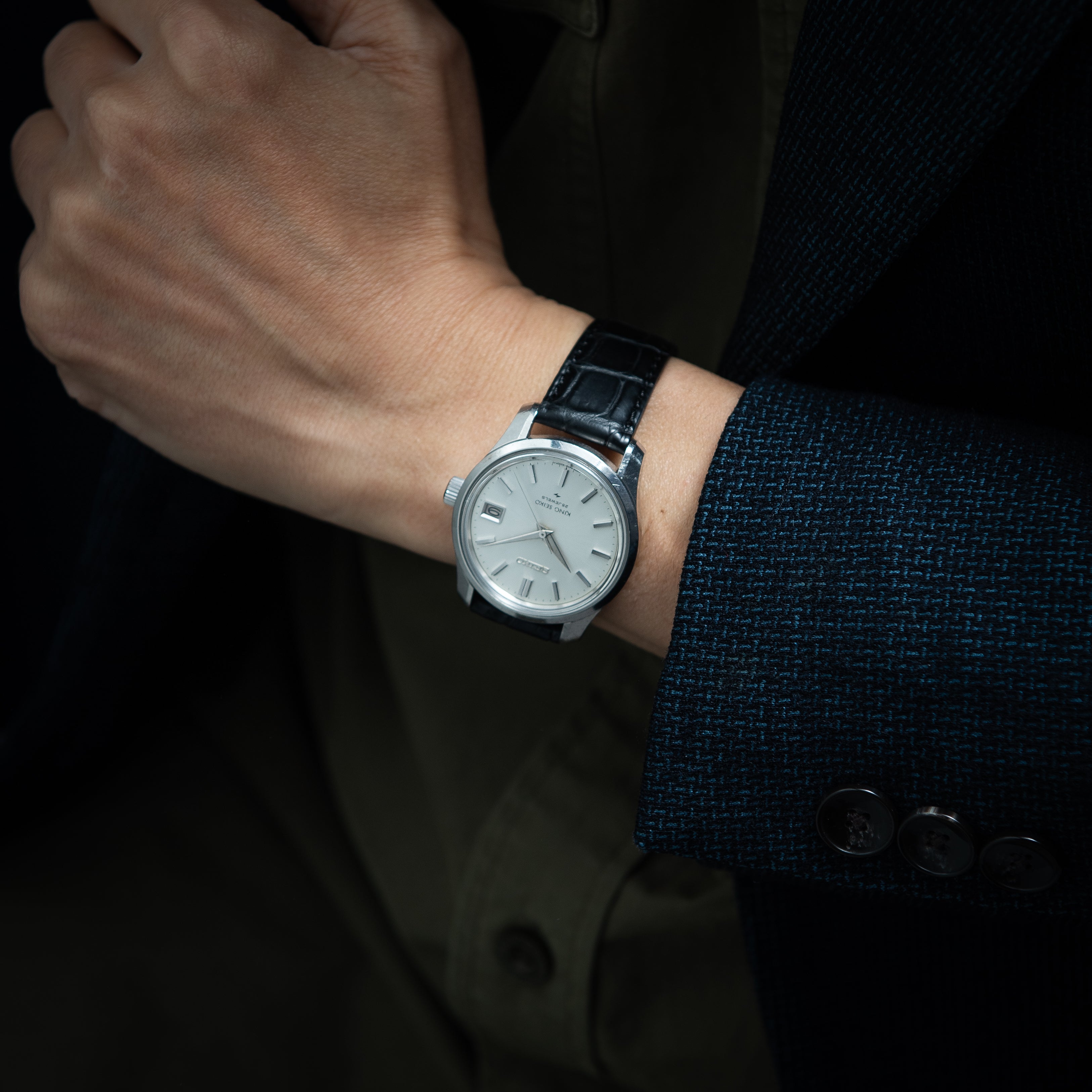 キングセイコー 1968年製 Ref.4402-8000 44KS最後期型 セイコー亀戸マーク入りメダリオン