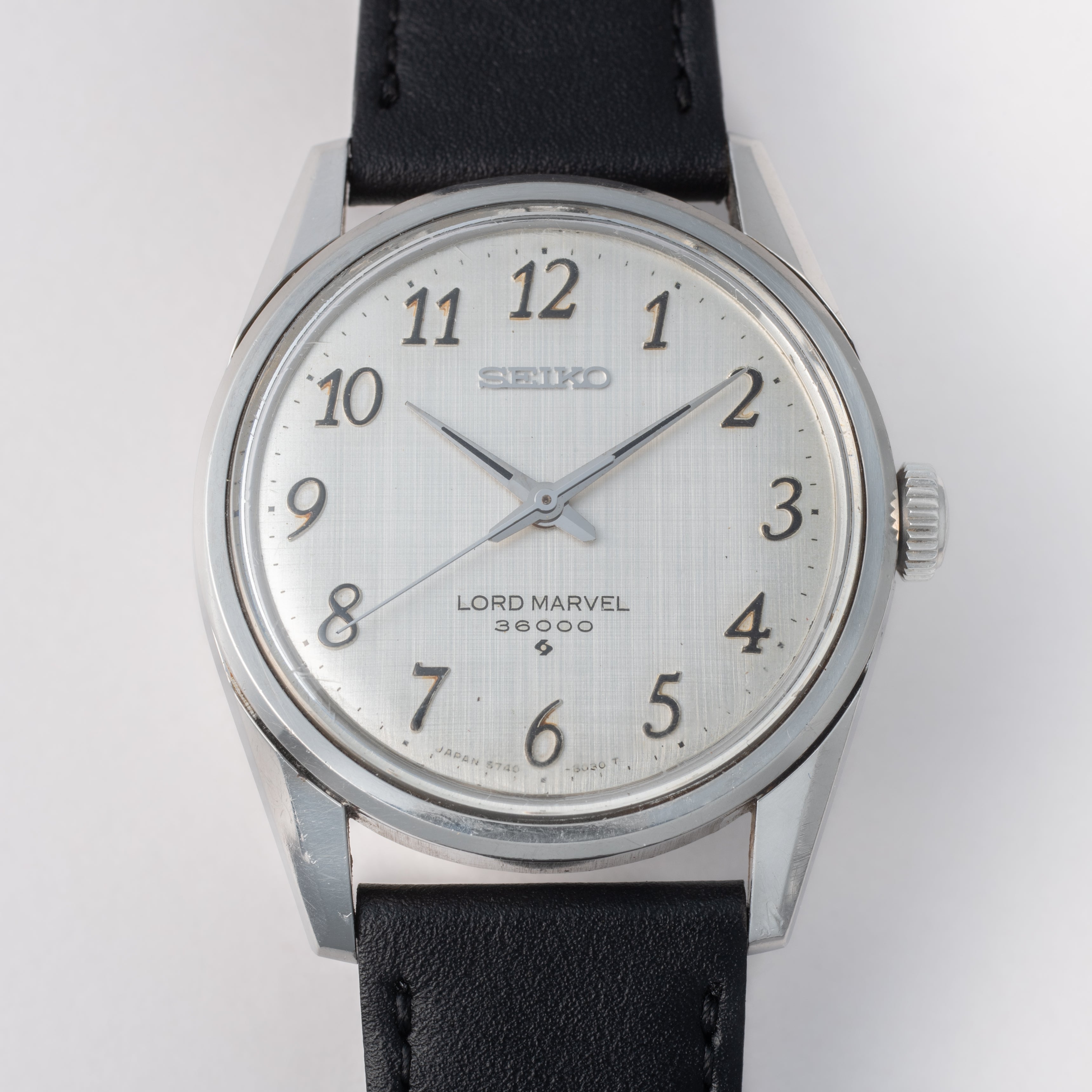 セイコー ロードマーベル 36000 10振動手巻き 全アラビアダイヤル